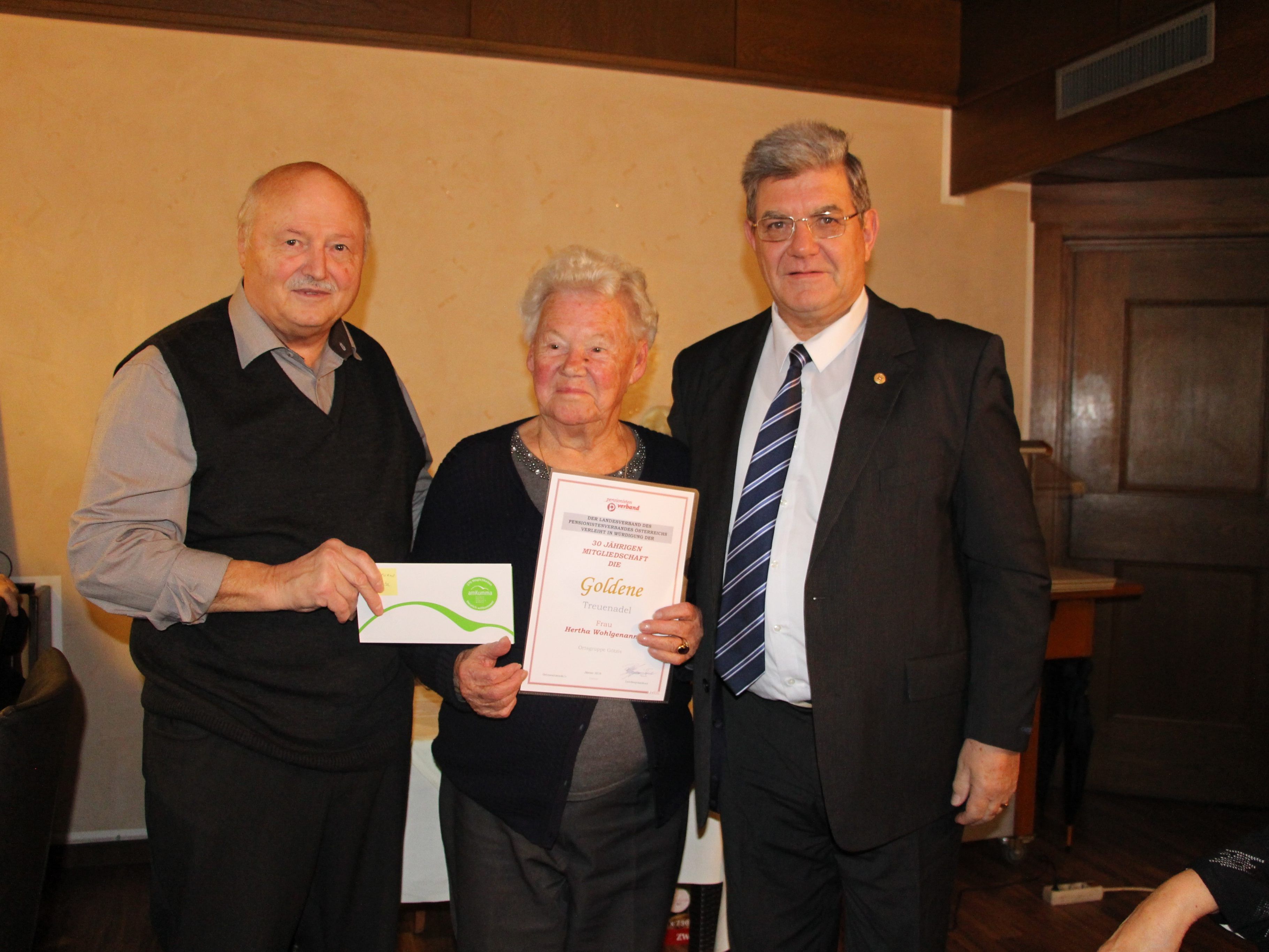 Herta Wohlgenannt und Reinfried Rüf , geehrt für 30 Jahre Vereinstreue Herta Wohlgenannt und Reinfried Rüf , geehrt für 30 Jahre Vereinstreue