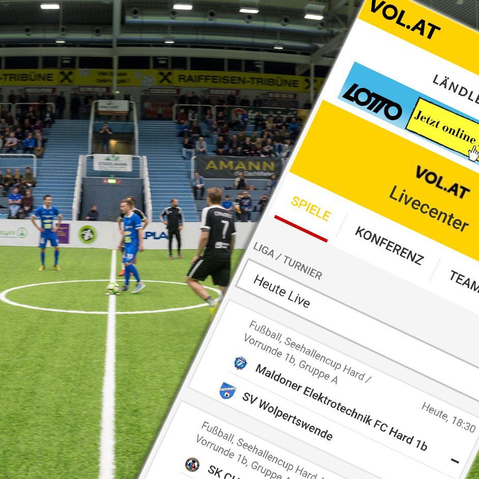 Alle Liveticker vom Seehallencup in Hard 2019 in der VOL.AT-App.