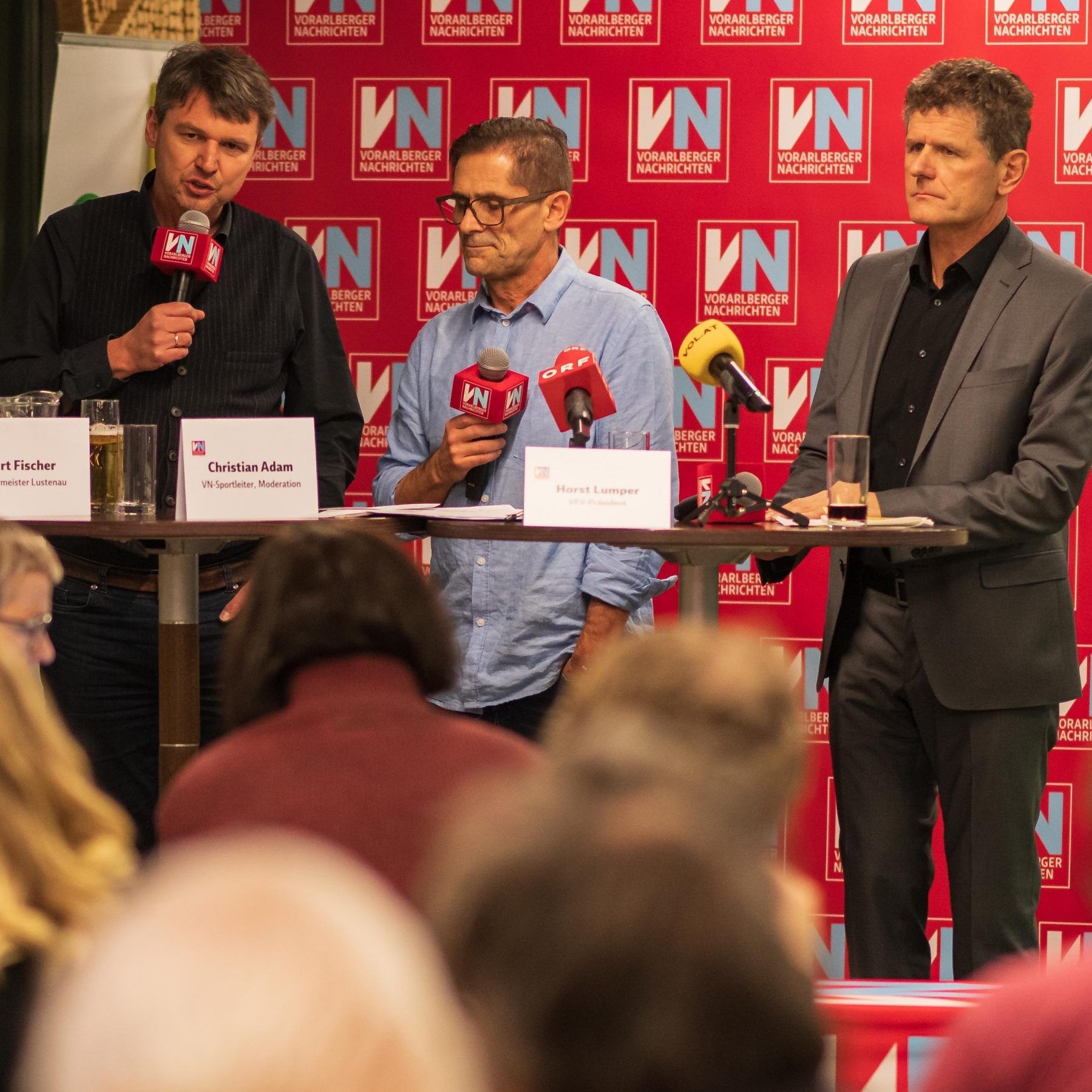 Stammtisch zum Thema Austria Lustenau am Mittwoch Abend.