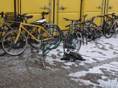Die Diebe horteten ihre Beute in einem Container in Wien-Liesing.