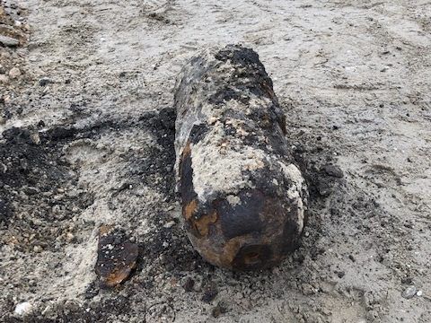 Die Fliegerbombe war rund 100 Kilo schwer.