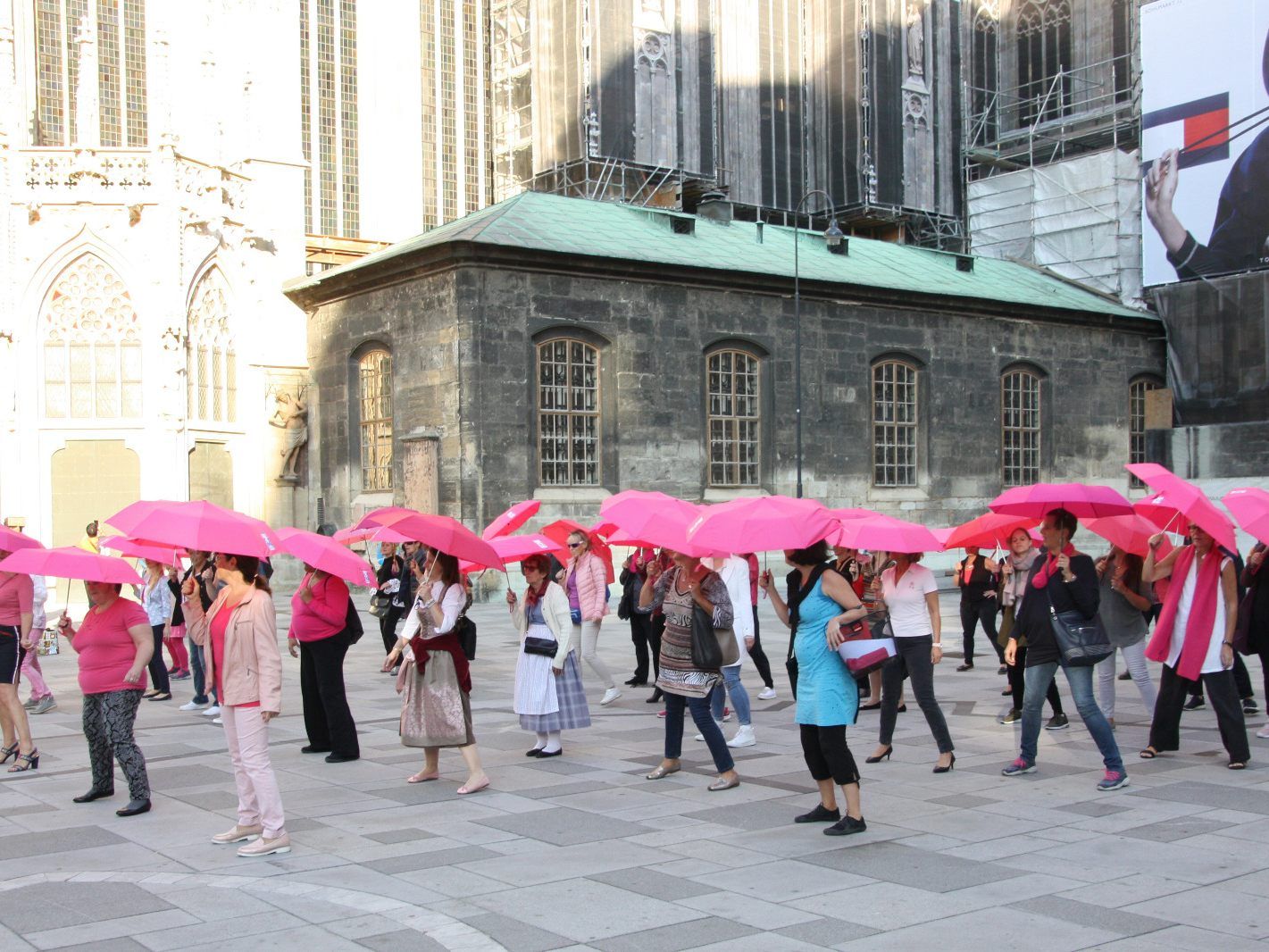 Am 15. Februar findet der zweite pinke Flashmob statt.