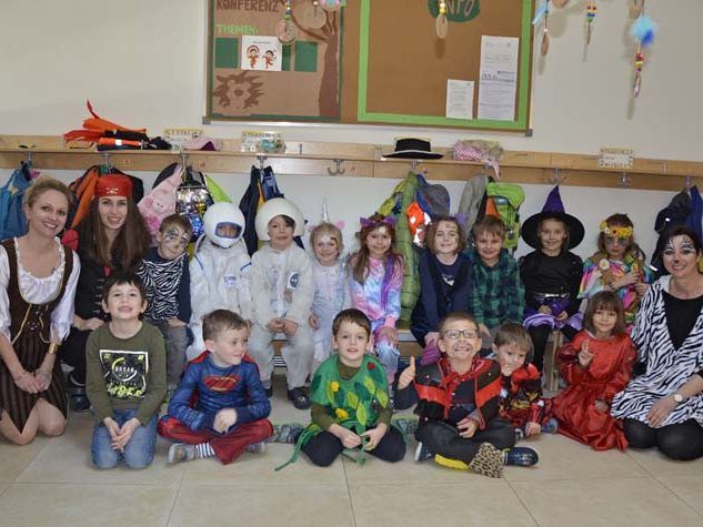 Mäschgerle im Kindergarten Meiningen.