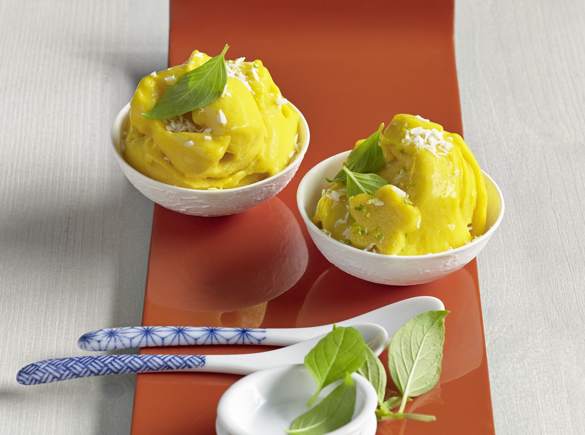 Vietnamesisches Mango-Eis Vietnamesisches Mango-Eis