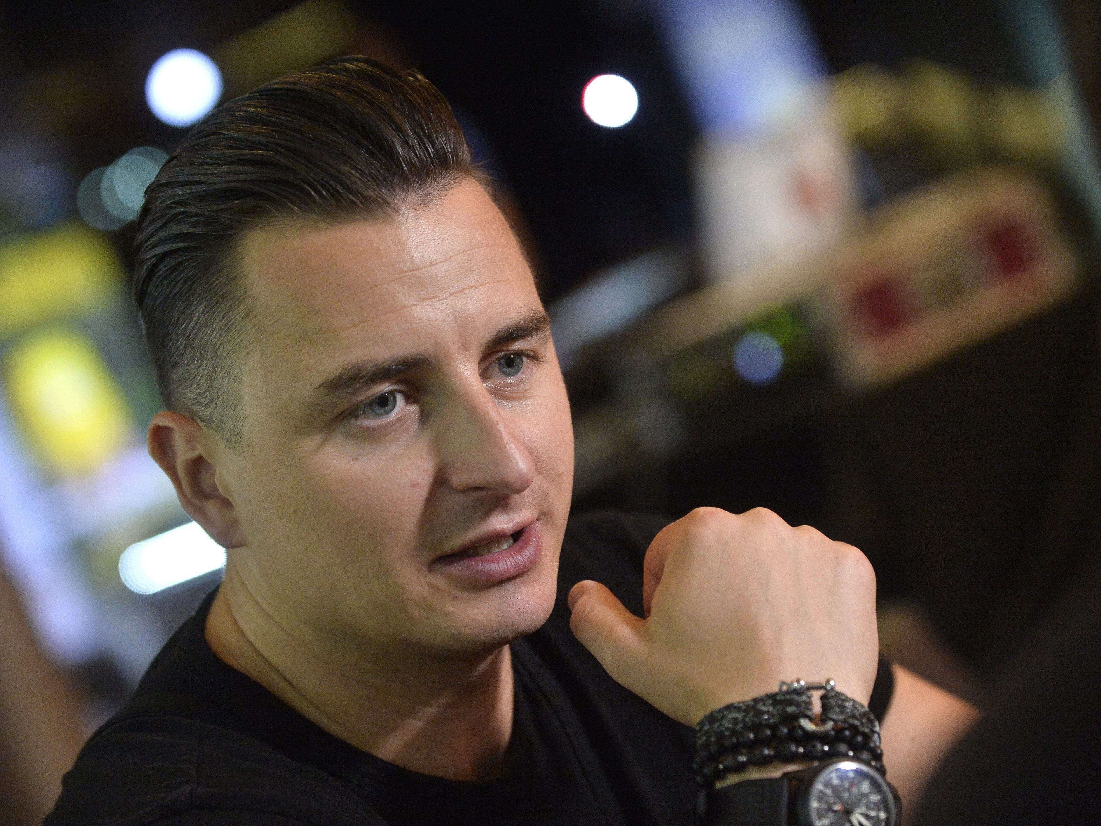 Andreas Gabalier zeigte das Rap-Duo an. Andreas Gabalier zeigte das Rap-Duo an.