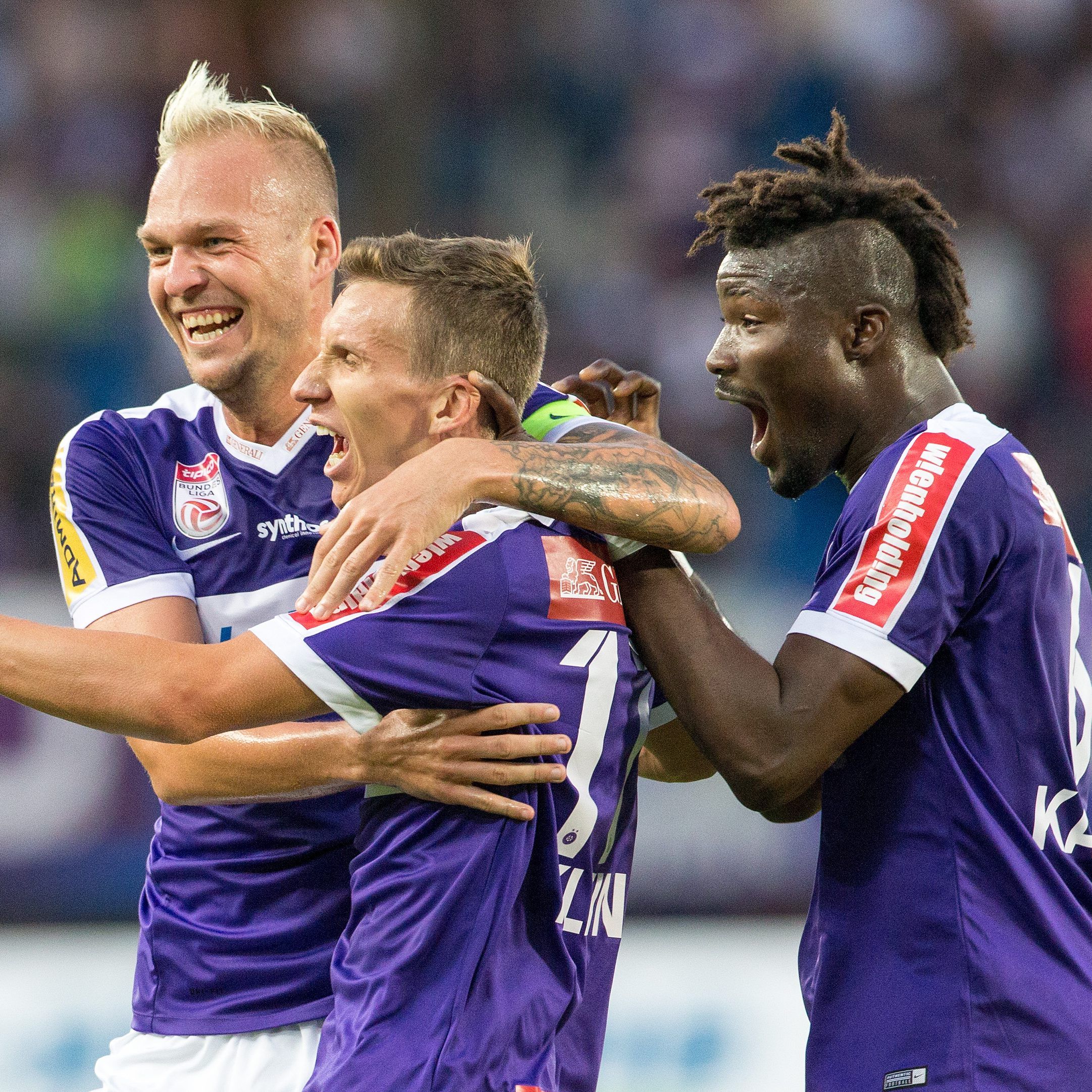 Die Austria bestreitet ein Testspiel in St. Petersburg.