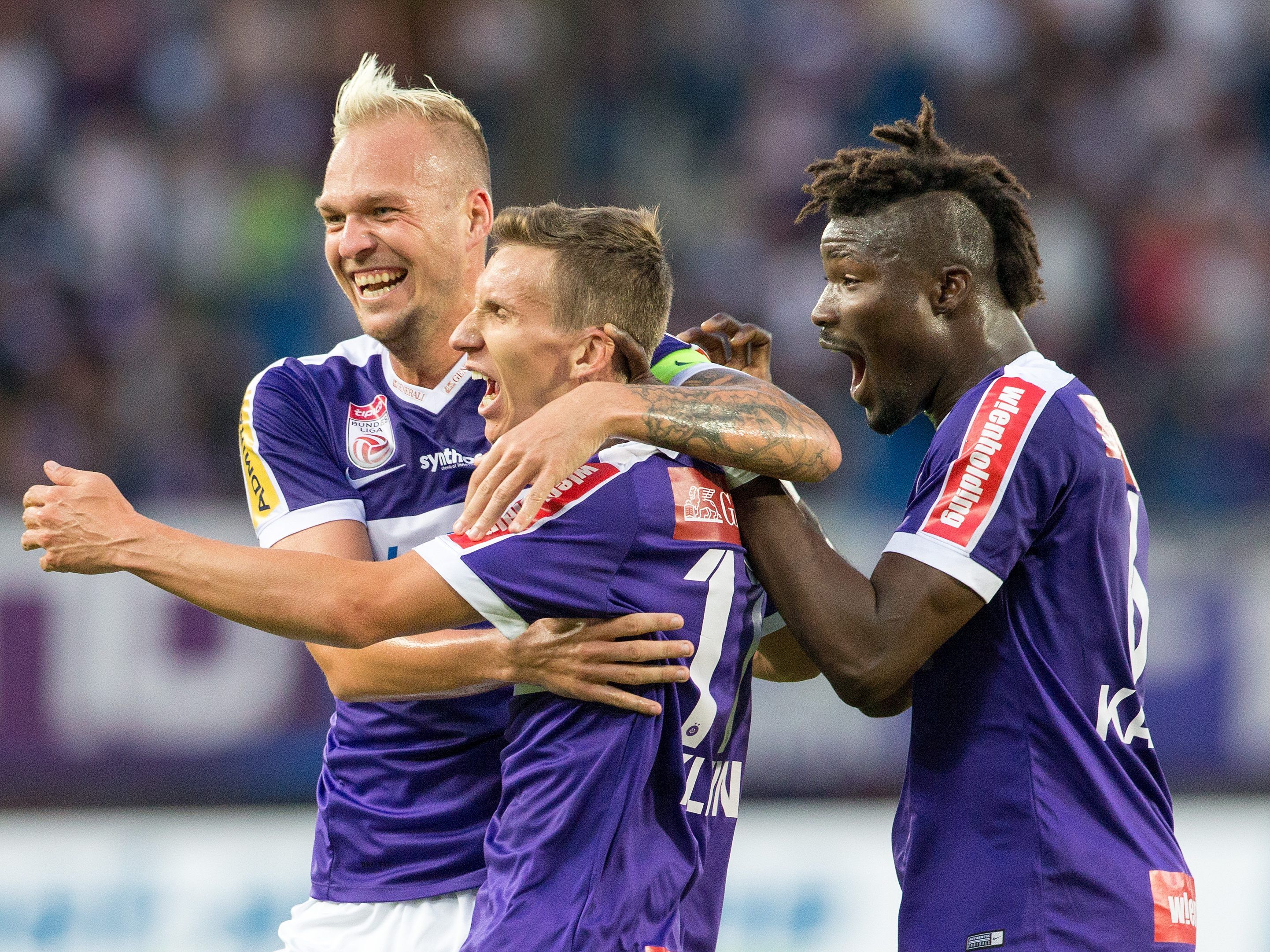 Die Austria bestreitet ein Testspiel in St. Petersburg.