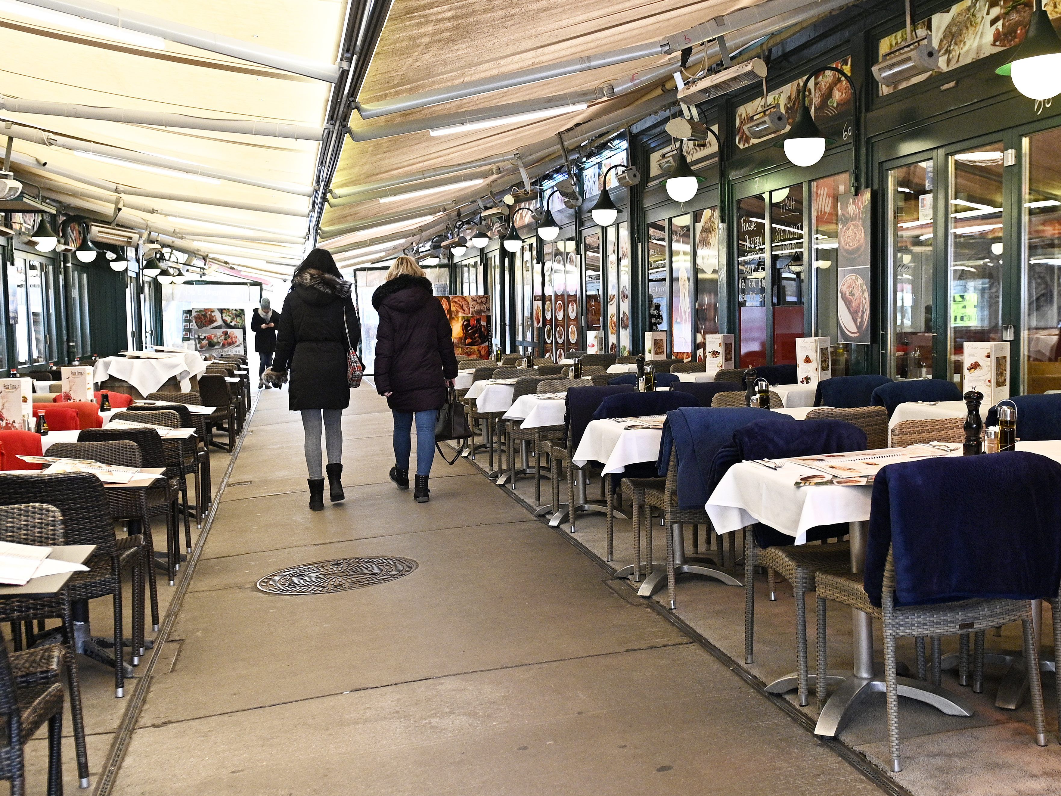 230 Gastronomen bewirteten im Winter ihre Gäste im Freien.