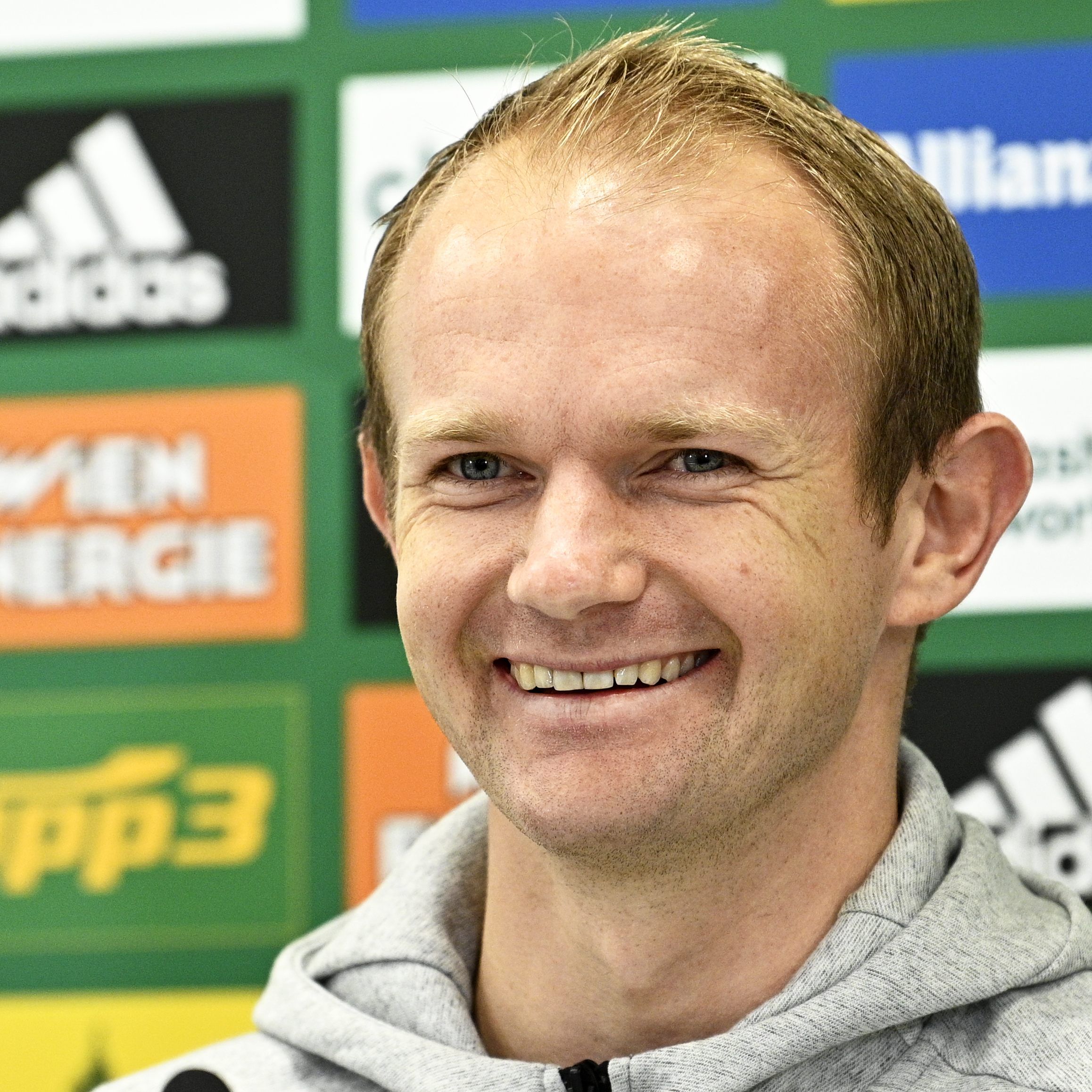 Vorfreude vor dem Match Rapid Wien gegen Inter Mailand.