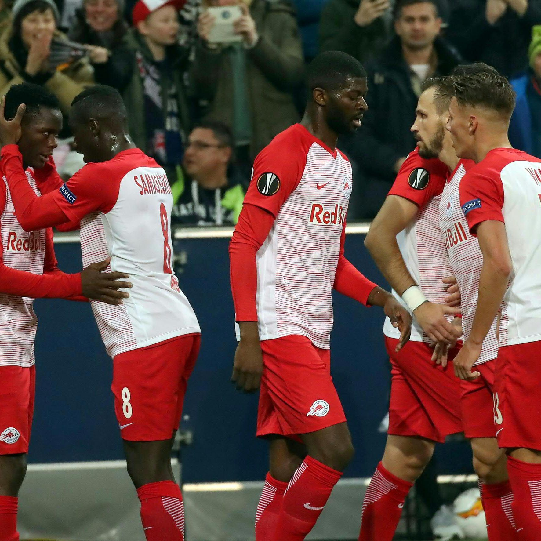 Red Bull Salzburg fixiert den Aufstieg in der Eropa League.