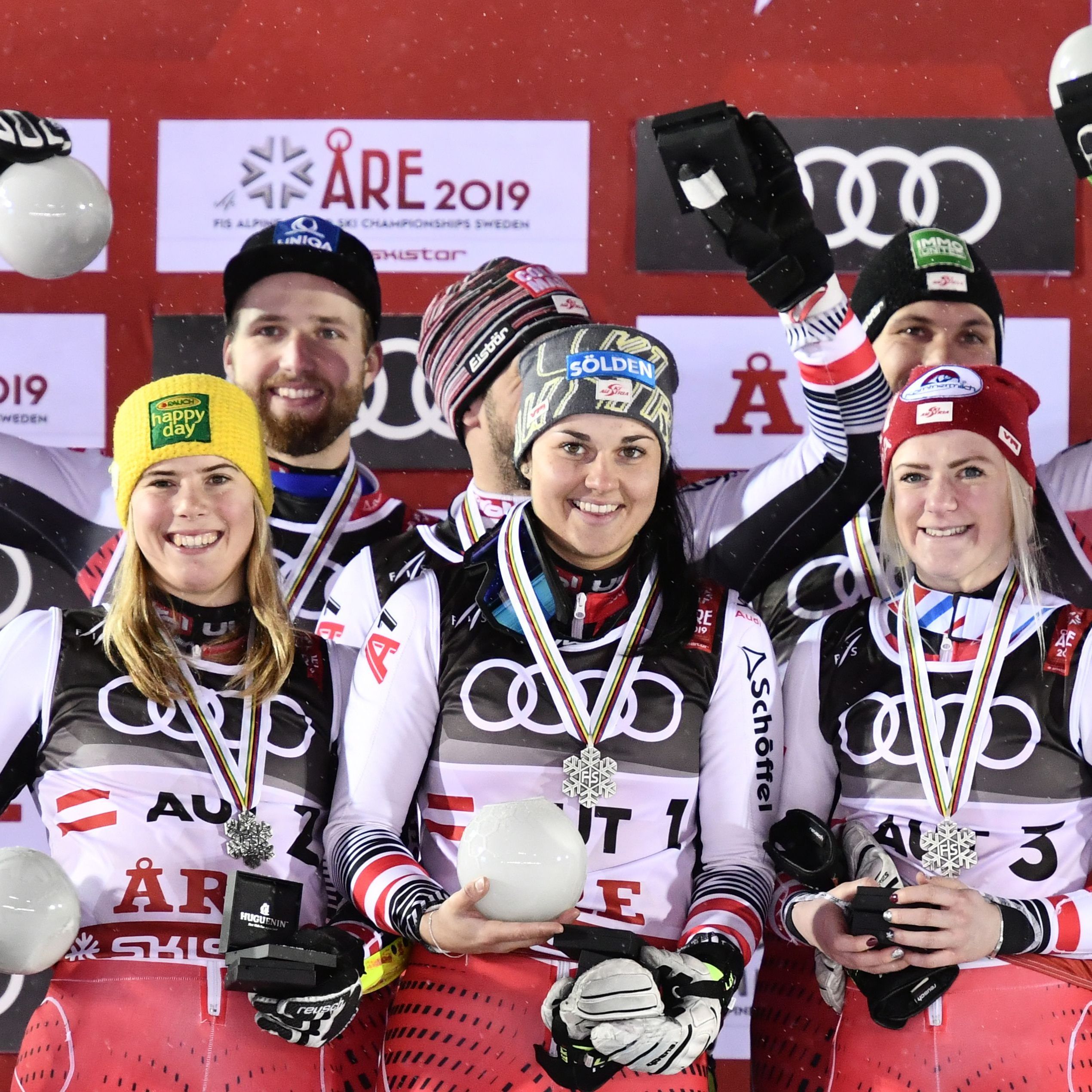 Freude über Edelmetall