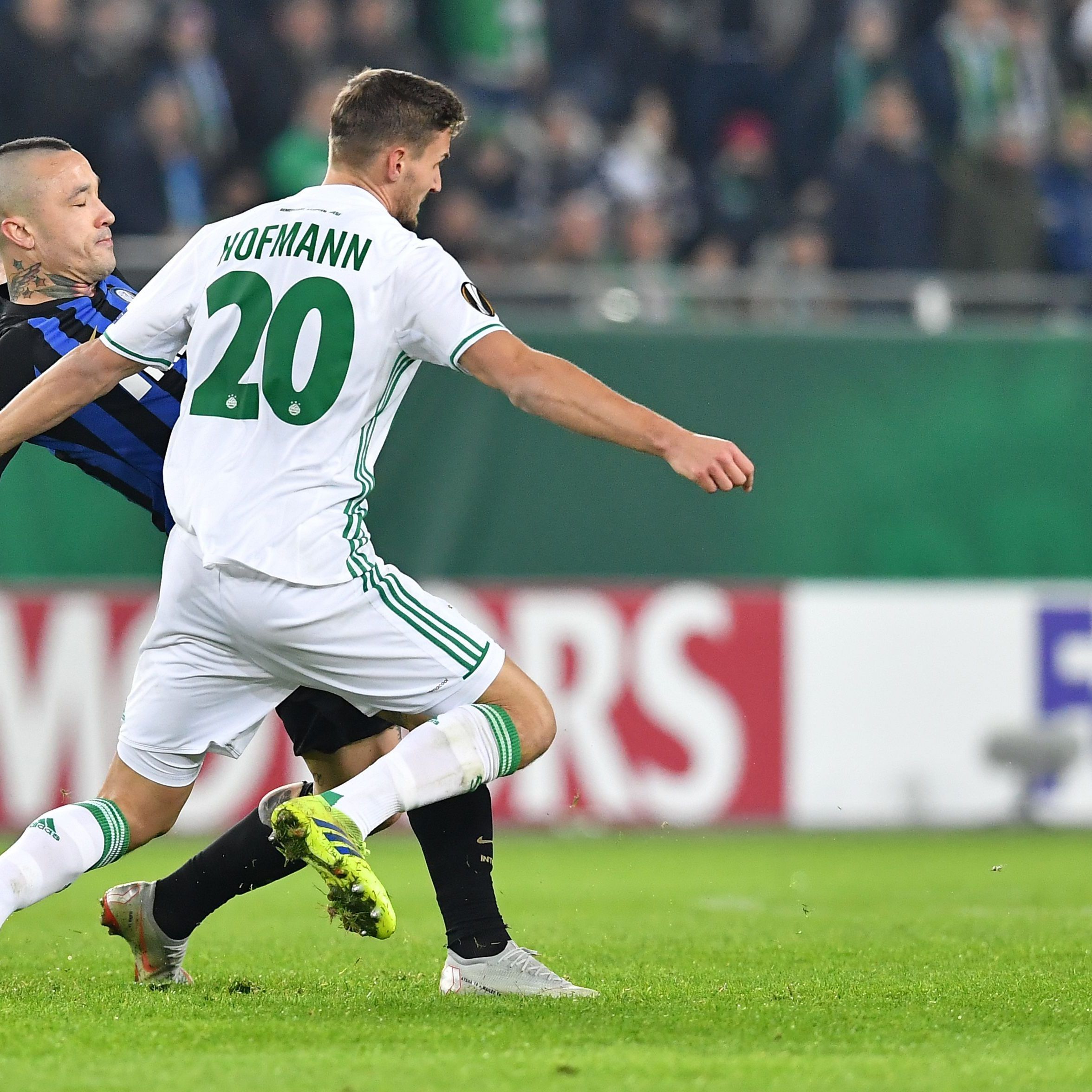 Rapid Wien will in der Europa League aufsteigen.