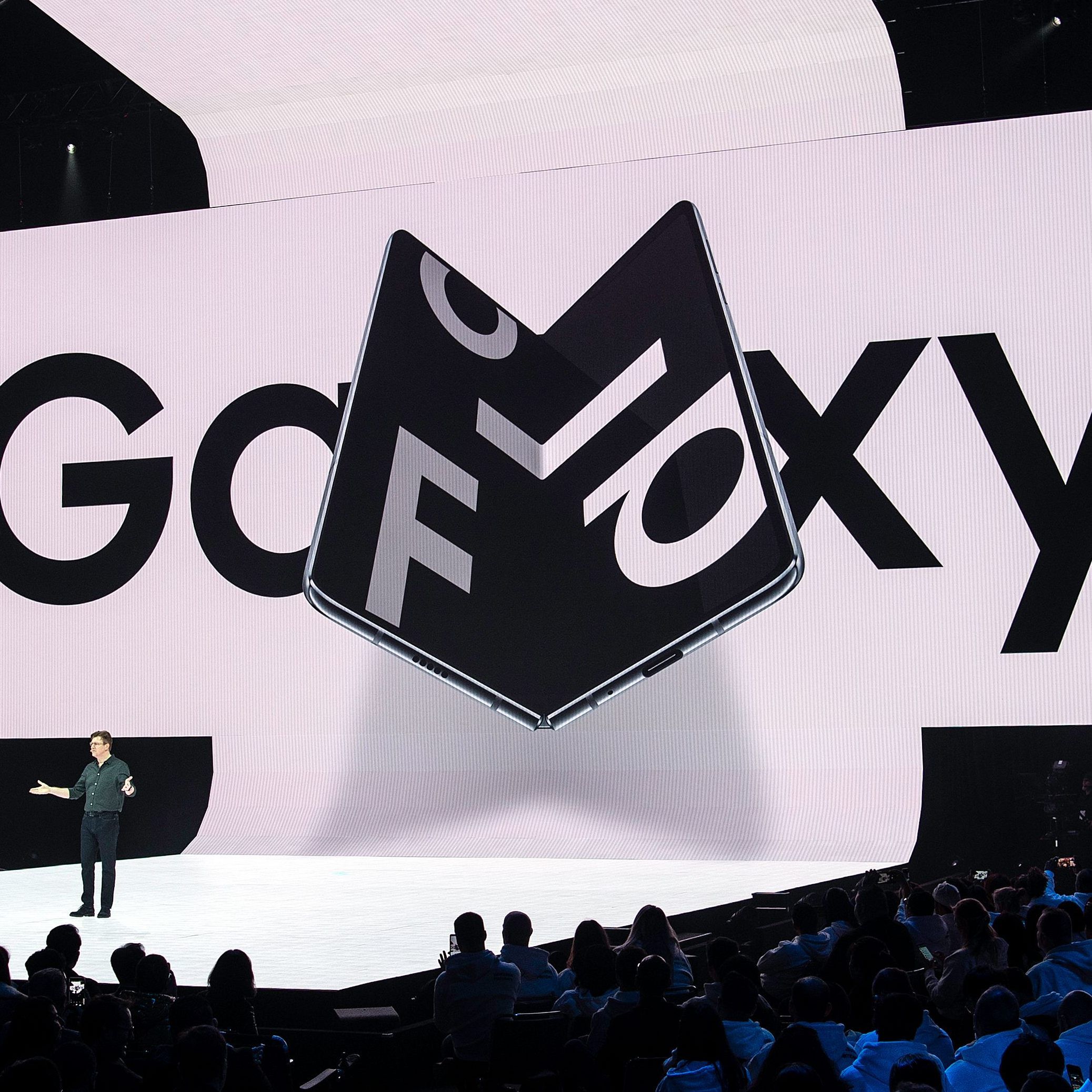 Samsung stellt das erste faltbare Smartphone vor.