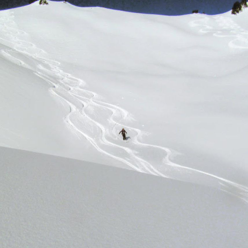 So schön ist der Winter im Bereich des Hochrohkopfs im Laternsertal