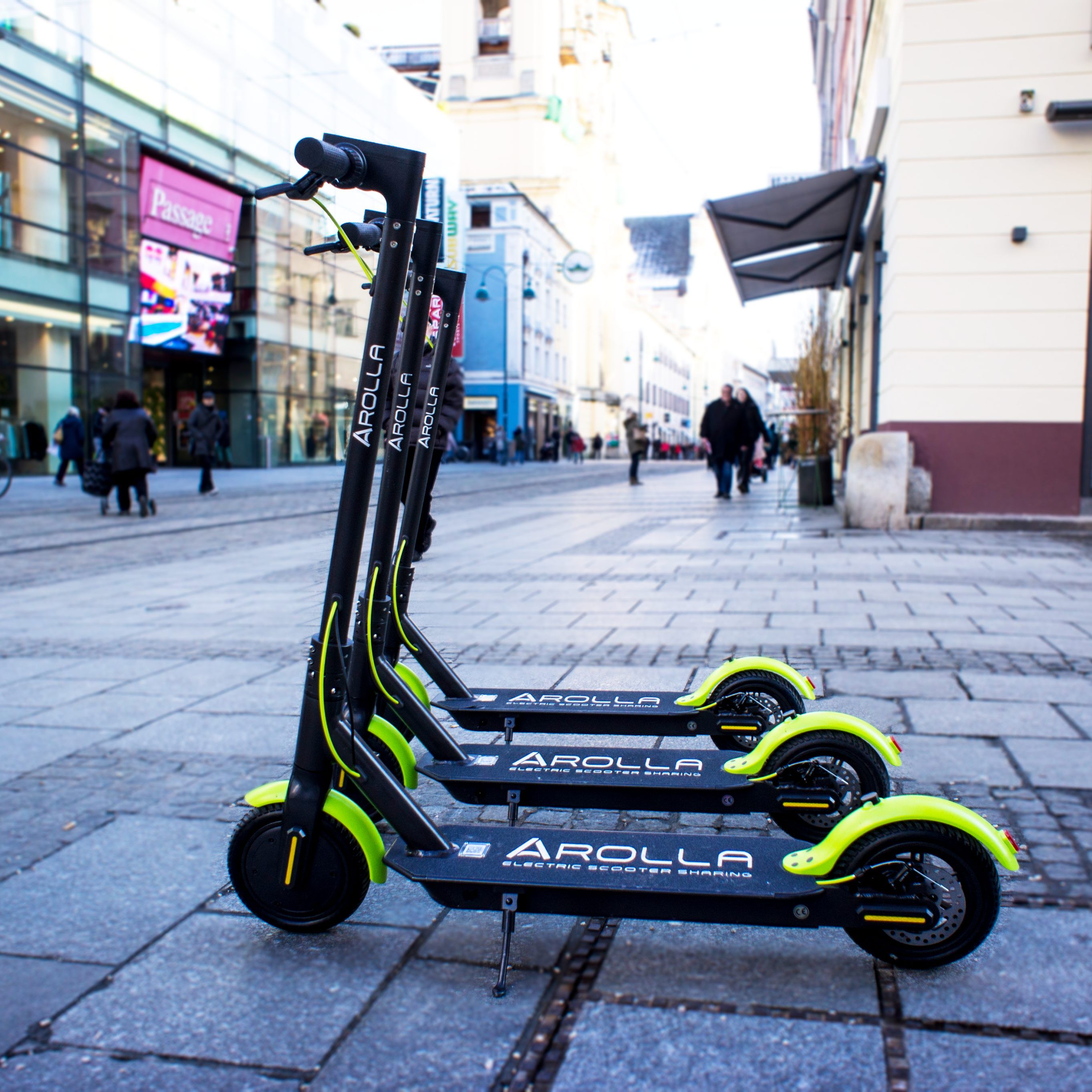 Arolla sagt den anderen E-Scooter-Anbietern in Wien den Kampf an.
