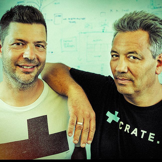 Die Gründer Jodok Batlogg (l.) und Christian Lutz.