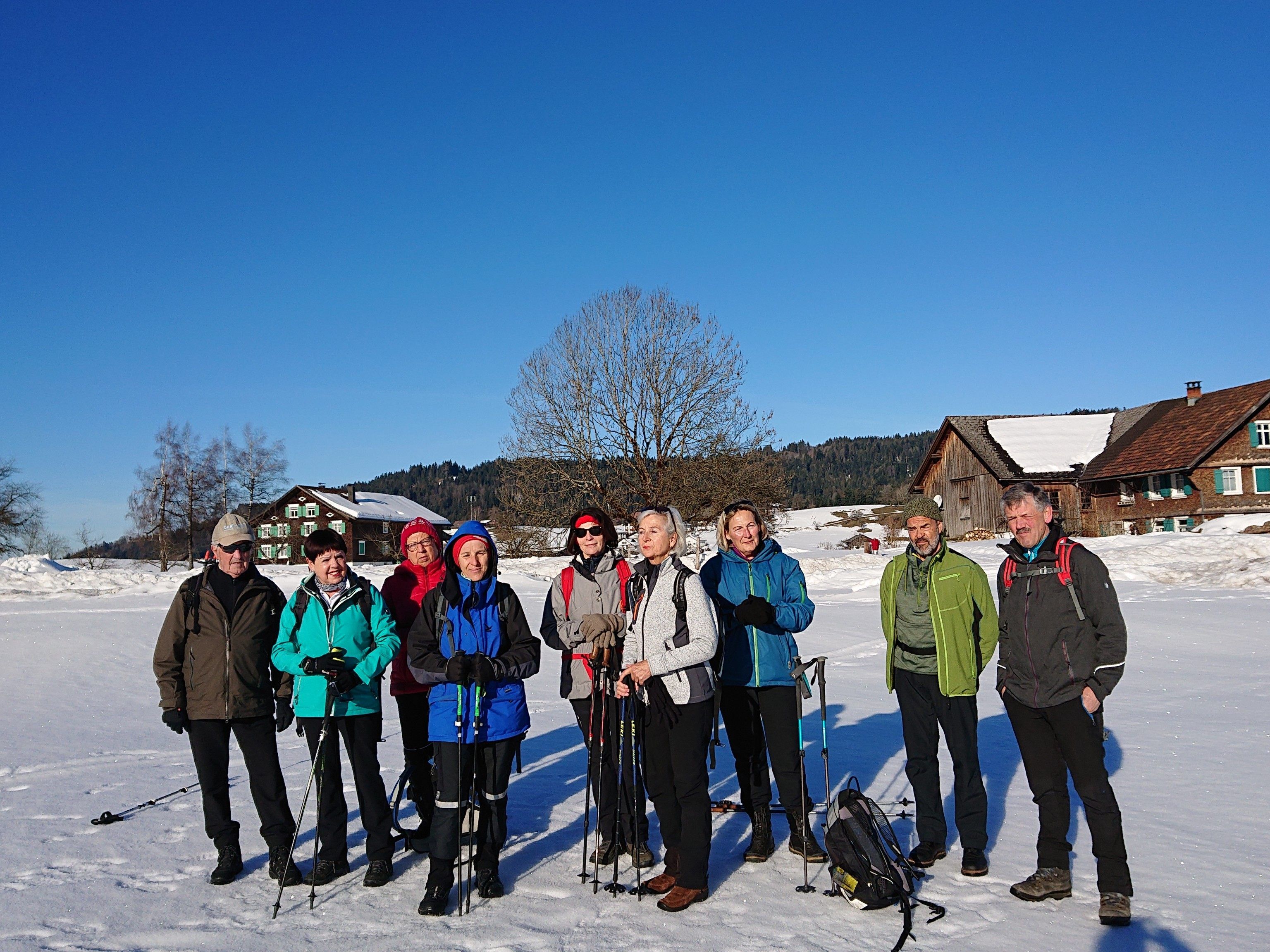 Radteam per pedales wanderte von Alberschwende nach Krumbach