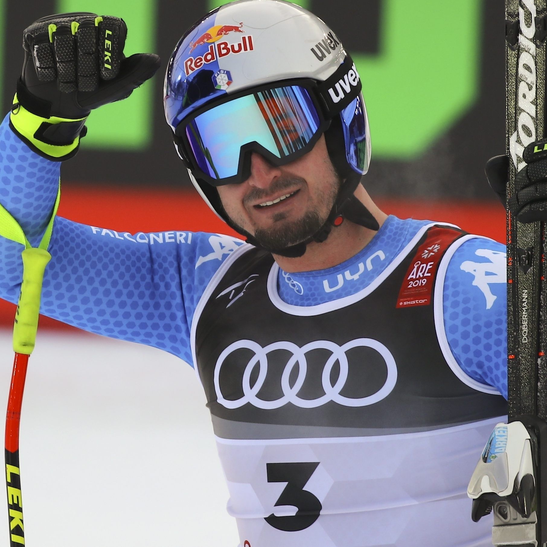 Gold-Triumph für den Südtiroler Dominik Paris im WM-Super-G in Aare.