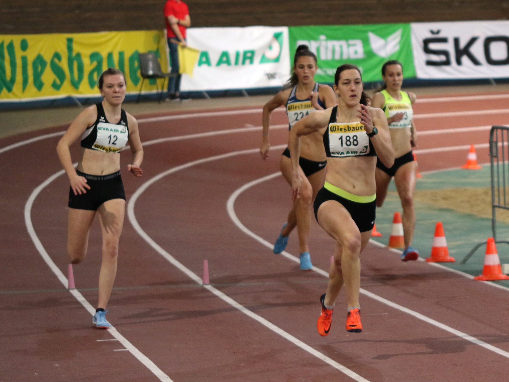 Verena Wiederin über 400 m der Frauen Verena Wiederin über 400 m der Frauen