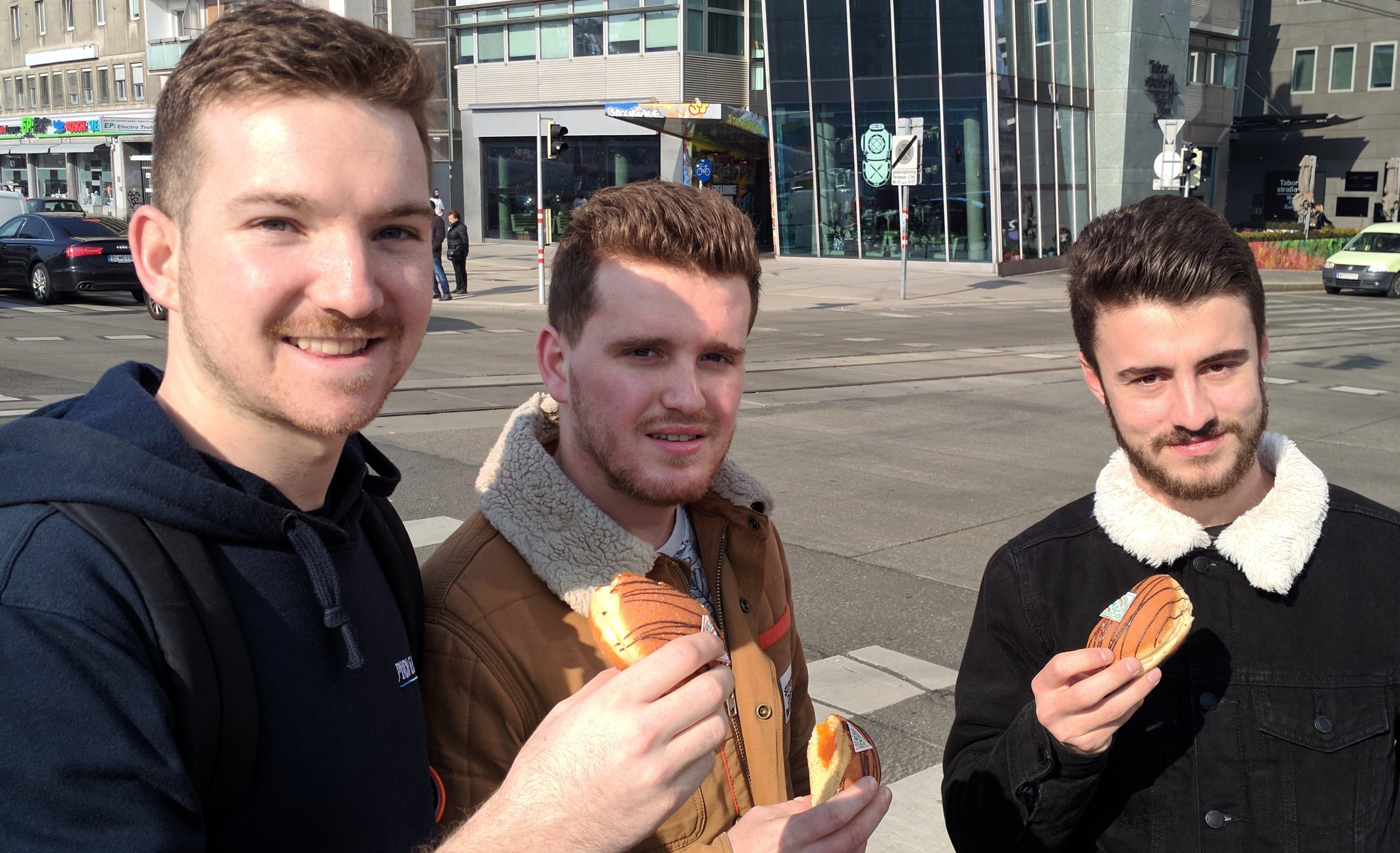 Roman, Eluan und Sam.