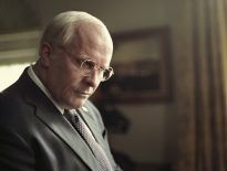 This image released by Annapurna Pictures, Christian Bale portrays Dick Cheney in a scene from 