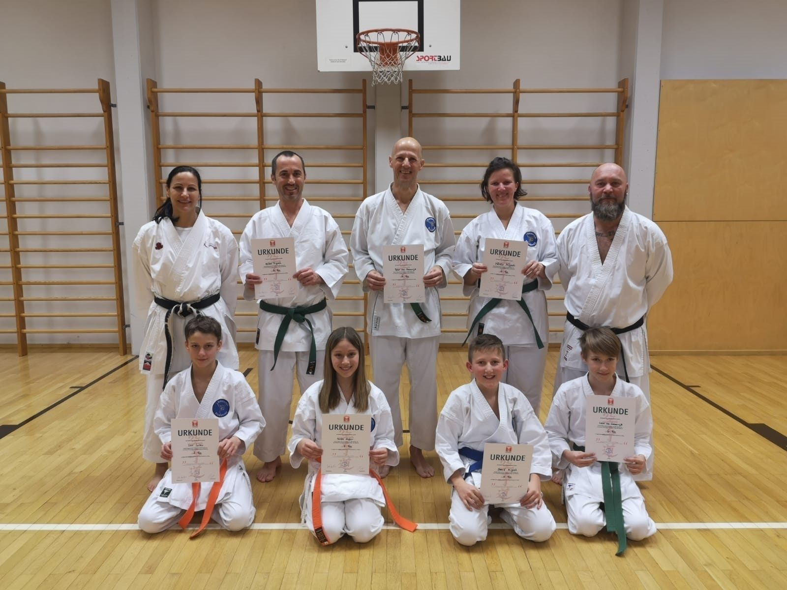 Gruppenfoto Kyu-Prüfung