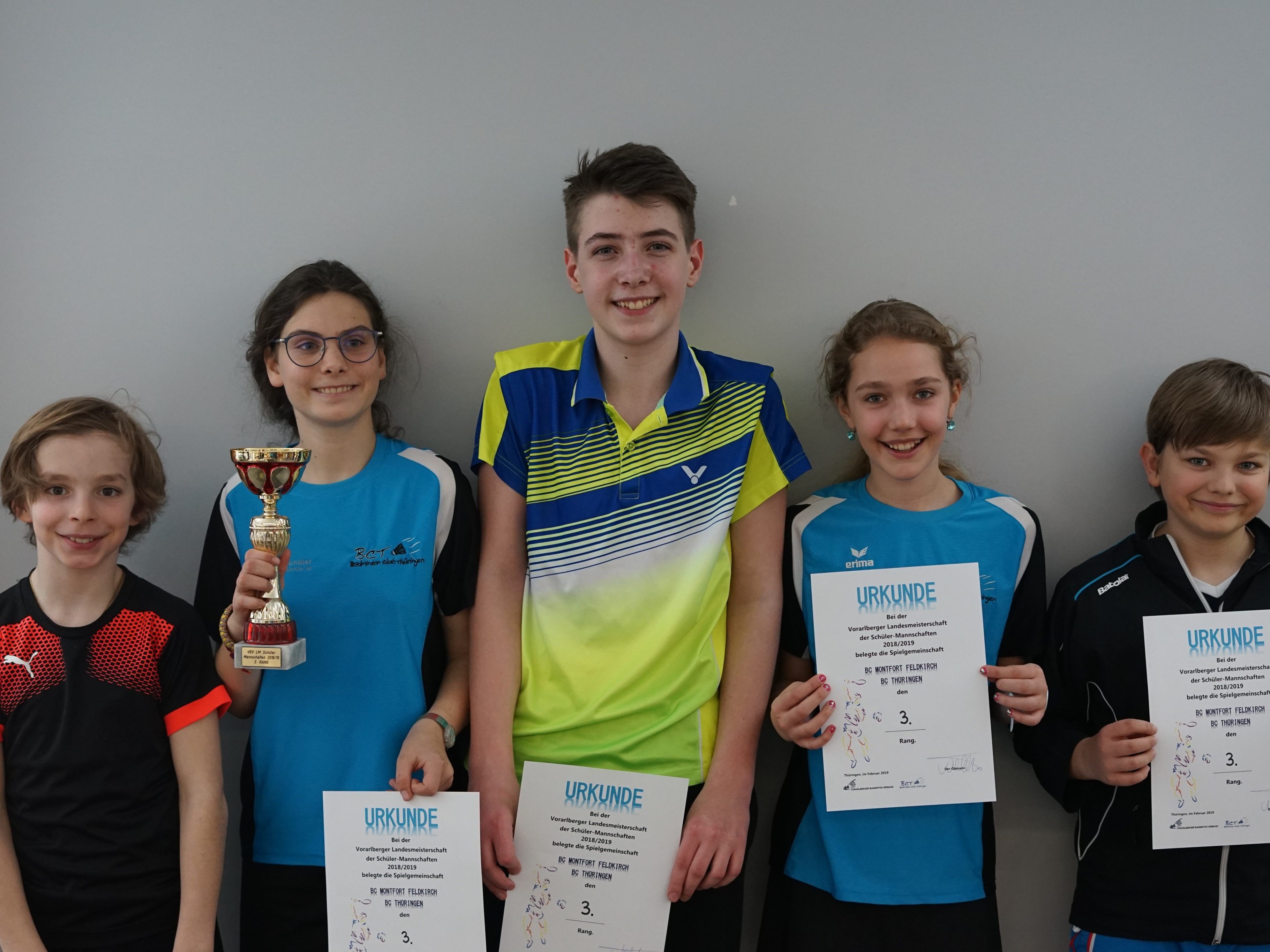 Gruppenfoto BC Thüringen / BC Montfort Feldkirch Gruppenfoto BC Thüringen / BC Montfort Feldkirch