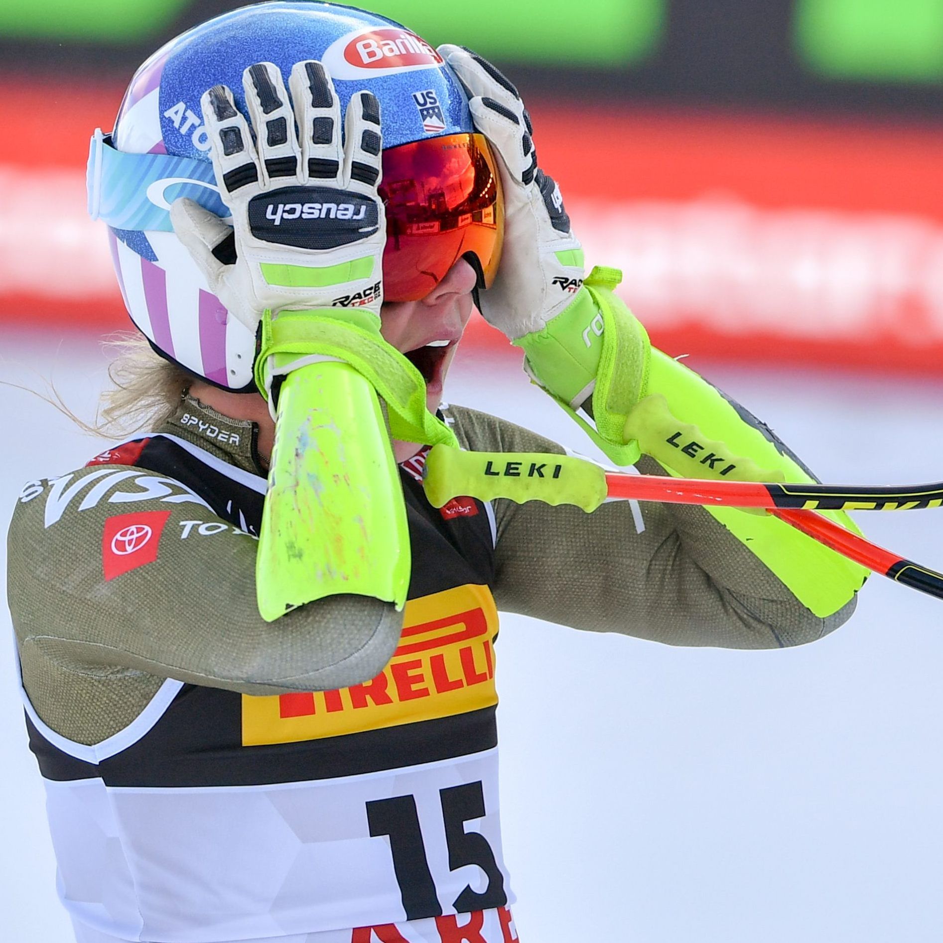 Die Technik-Spezialistin jubelt über Gold im ersten Speed-Bewerb der Ski-WM.