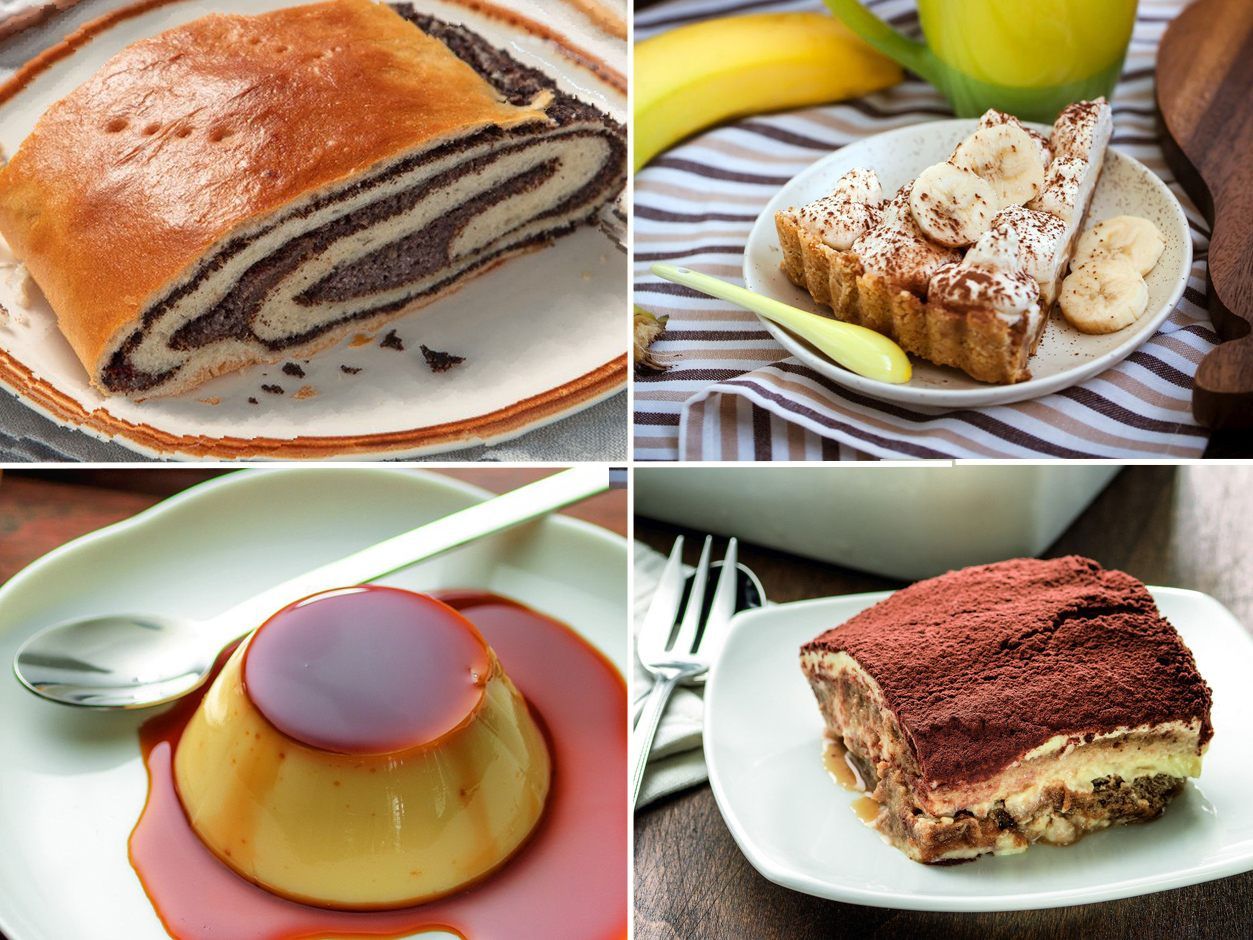 Sechs süße Dessert zur Inspiration für den Valentinstag. Sechs süße Dessert zur Inspiration für den Valentinstag.