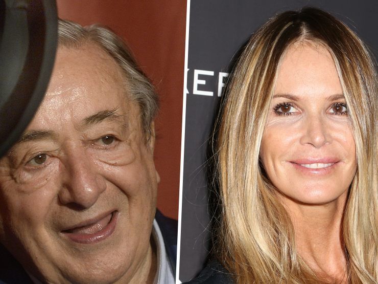 Das ehemalige Supermodel absolviert ihren ersten Auftritt mit ihrem Gastgeber. Das ehemalige Supermodel absolviert ihren ersten Auftritt mit ihrem Gastgeber.