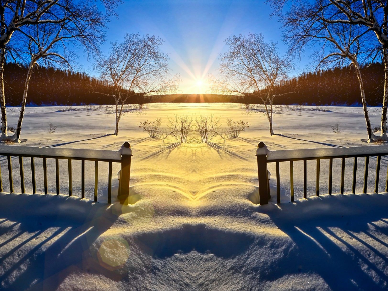 Am Wochenende kann es zwar zu Schneefall kommen, allerdings lässt sich auch die Sonne blicken.