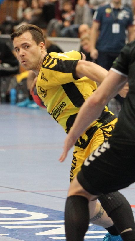 Bregenz-Kapitän Lukas Frühstück in Aktion.