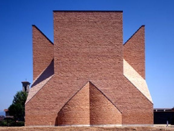 Kriche Papst Johannes XXIII. / Seriate, Italien/ 1994 - 2004, Mario Botta. Kriche Papst Johannes XXIII. / Seriate, Italien/ 1994 - 2004, Mario Botta.