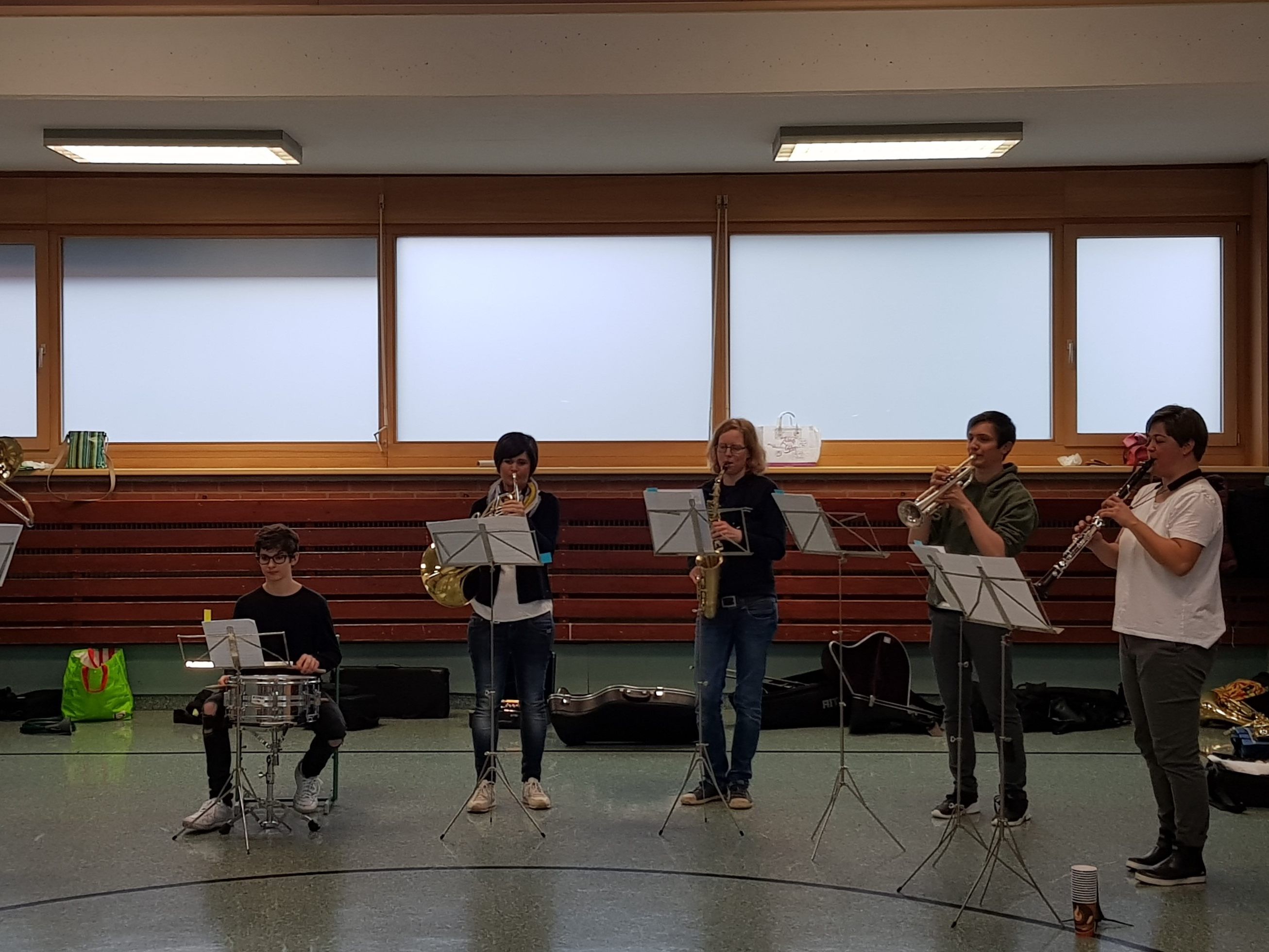 Ensemble des MVL in der VS Hasenfeld