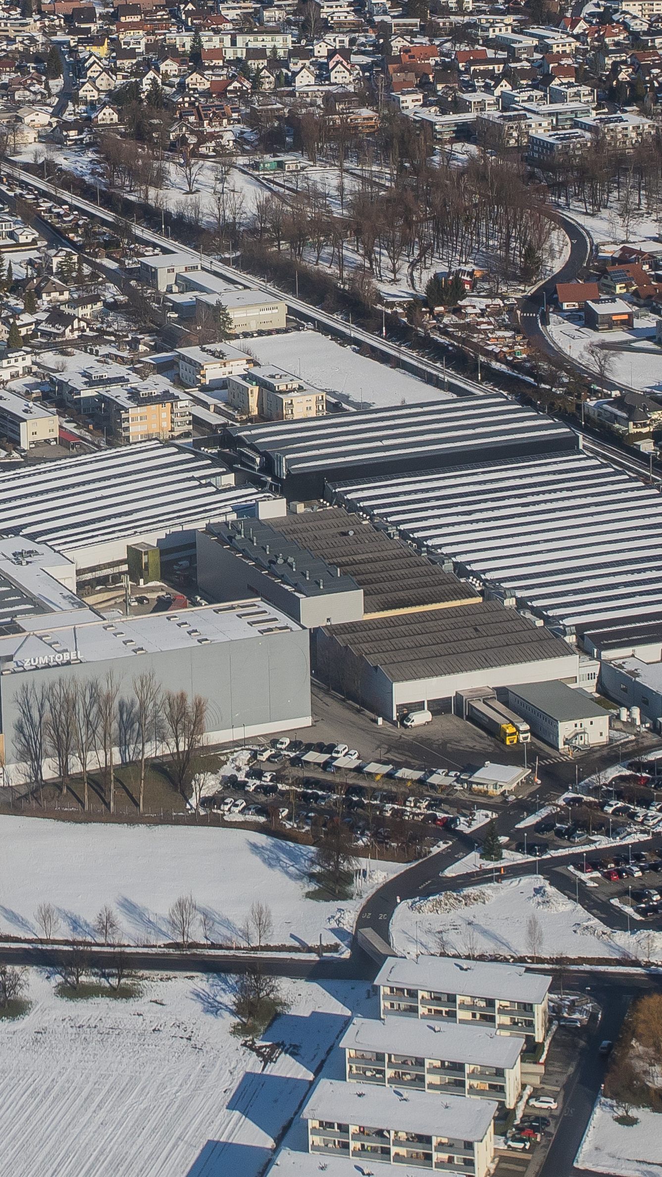 Das Zumtobel-Areal in Dornbirn.