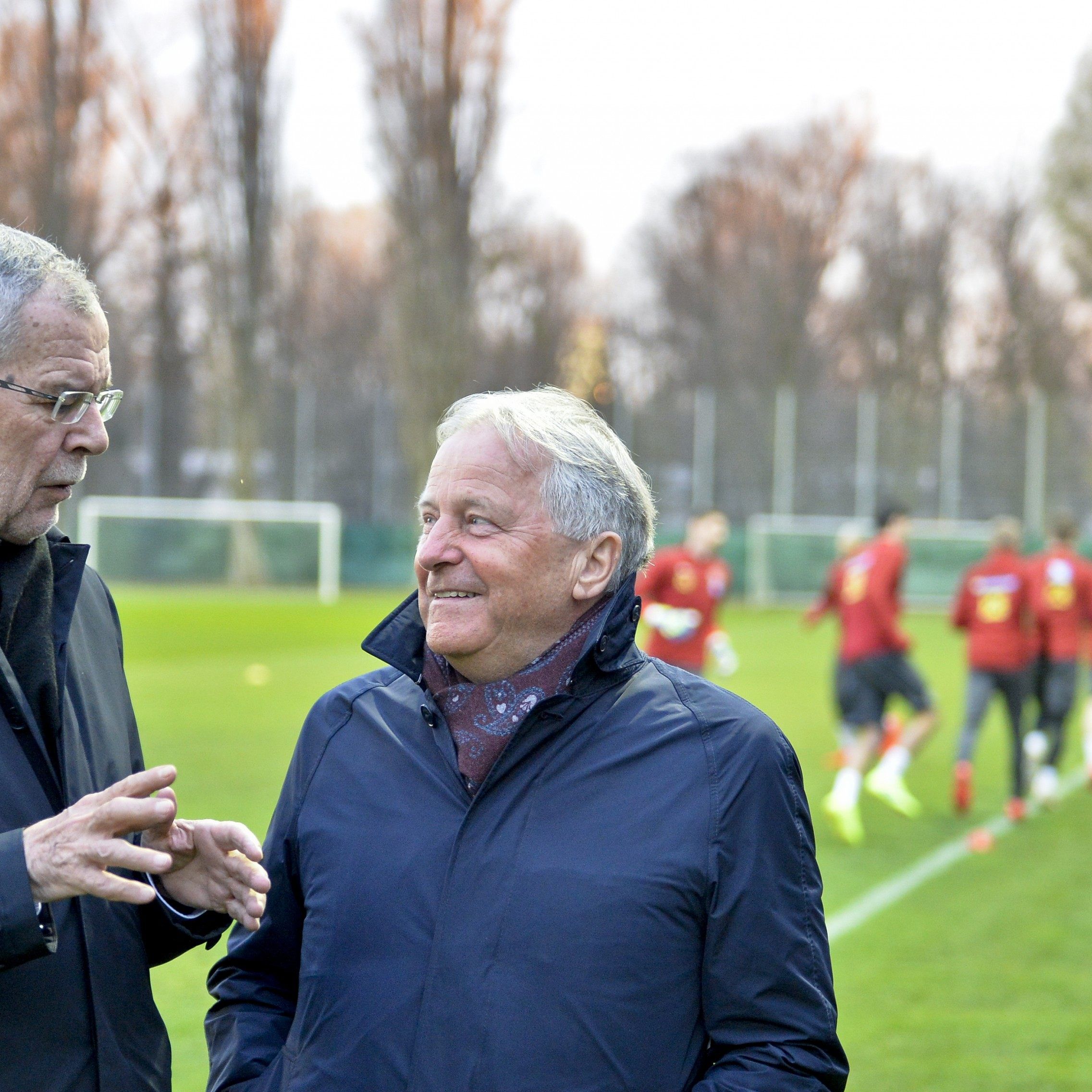 Van der Bellen wünschte dem ÖFB alles Gute für die EM-Quali.