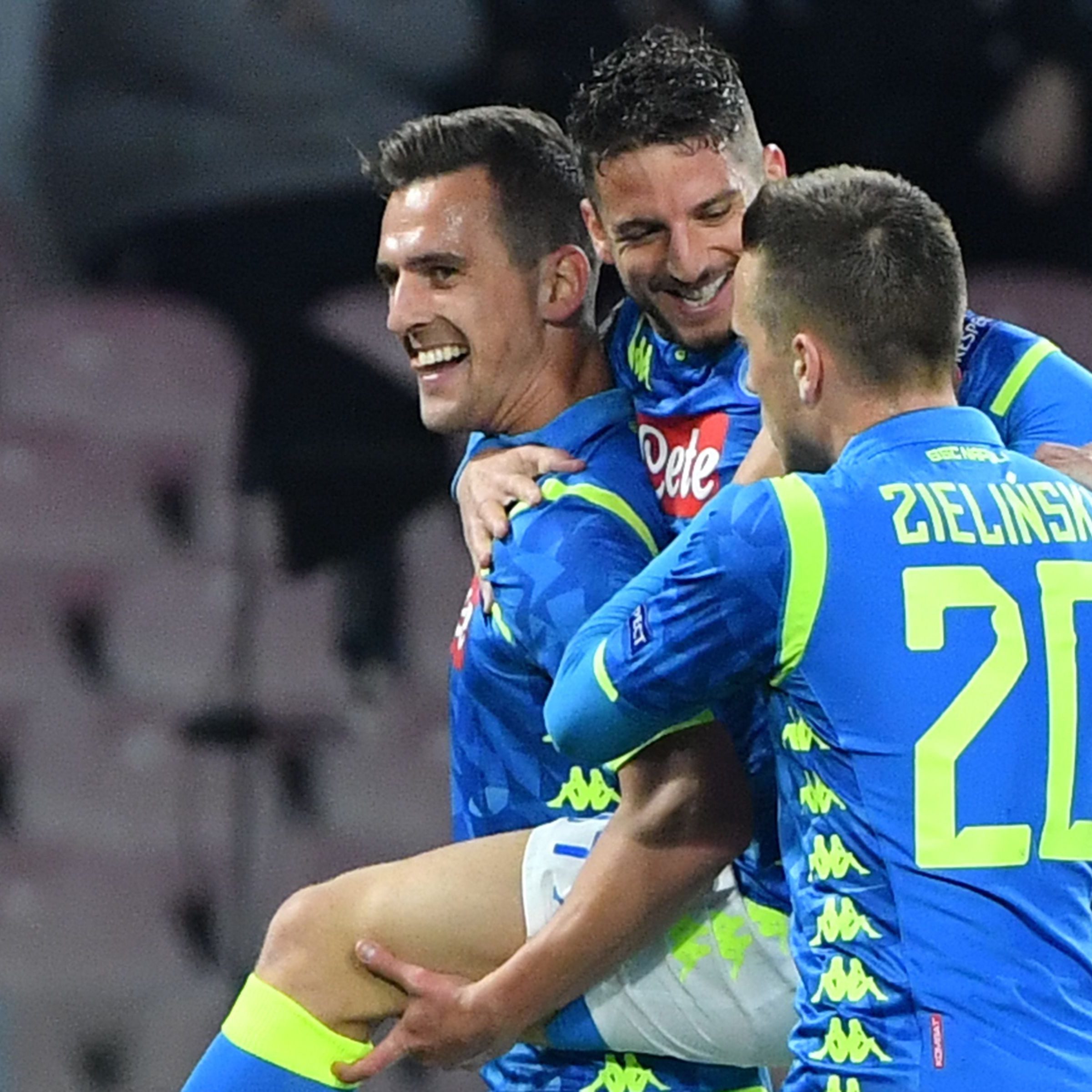 Napoli besiegte Red Bull Salzburg mit 3:0.