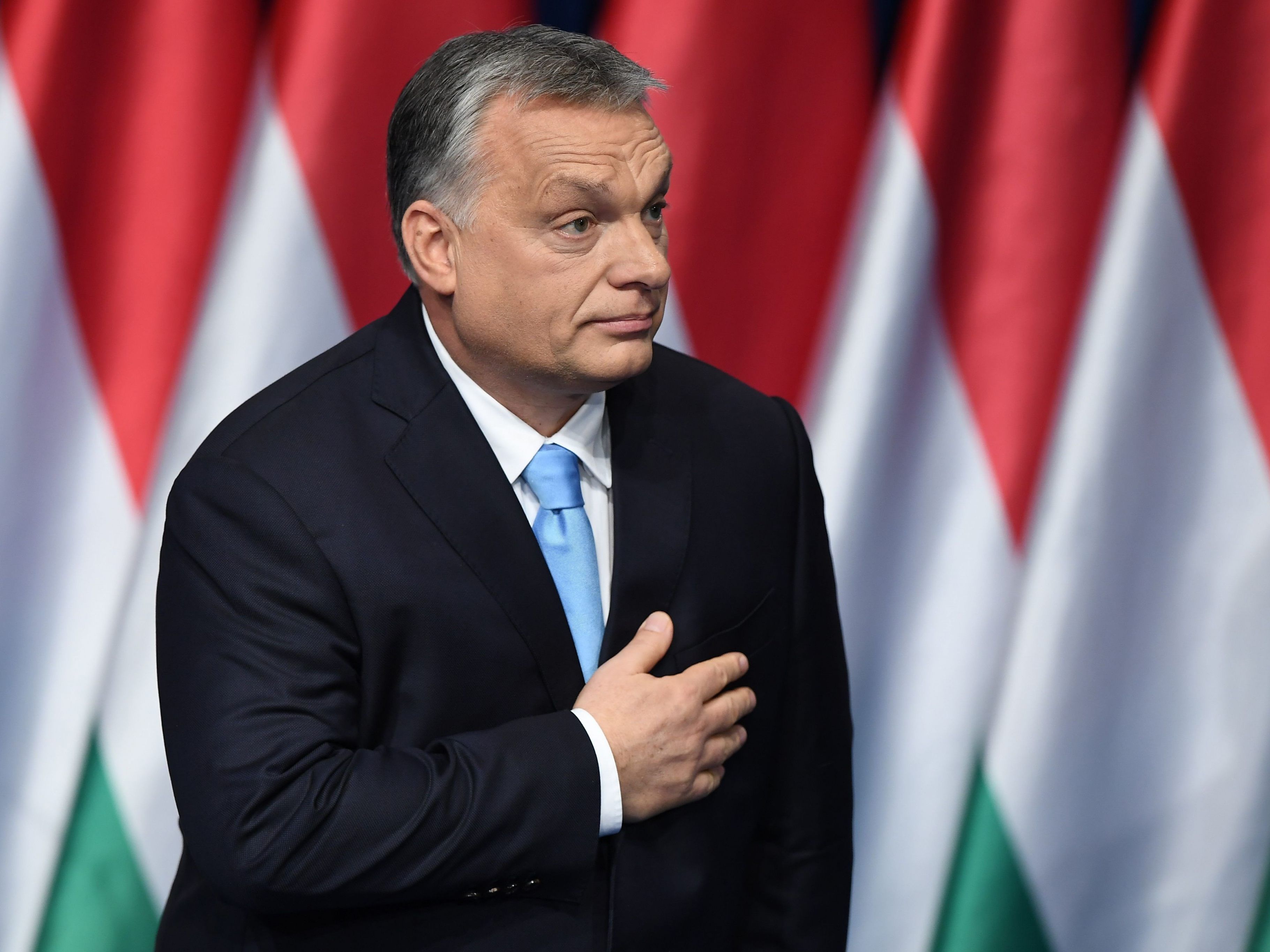 Europäische Volkspartei setzt Mitgliedschaft von Orban-Partei aus Europäische Volkspartei setzt Mitgliedschaft von Orban-Partei aus