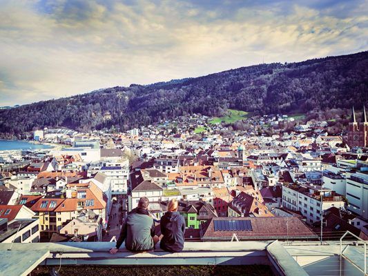 Blick auf die Stadt