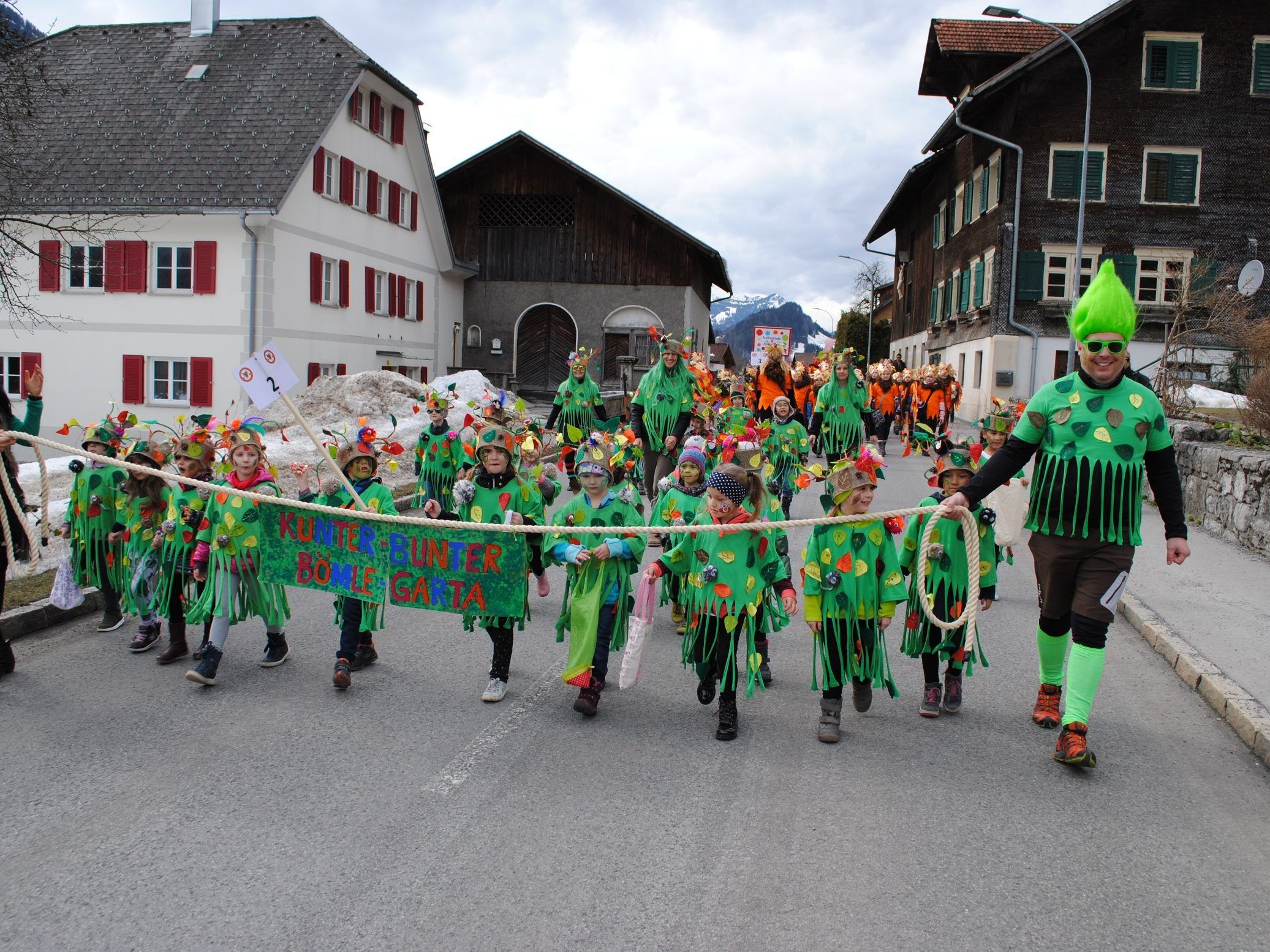 Die kleinsten Mäschgerle hatten die größte Freude