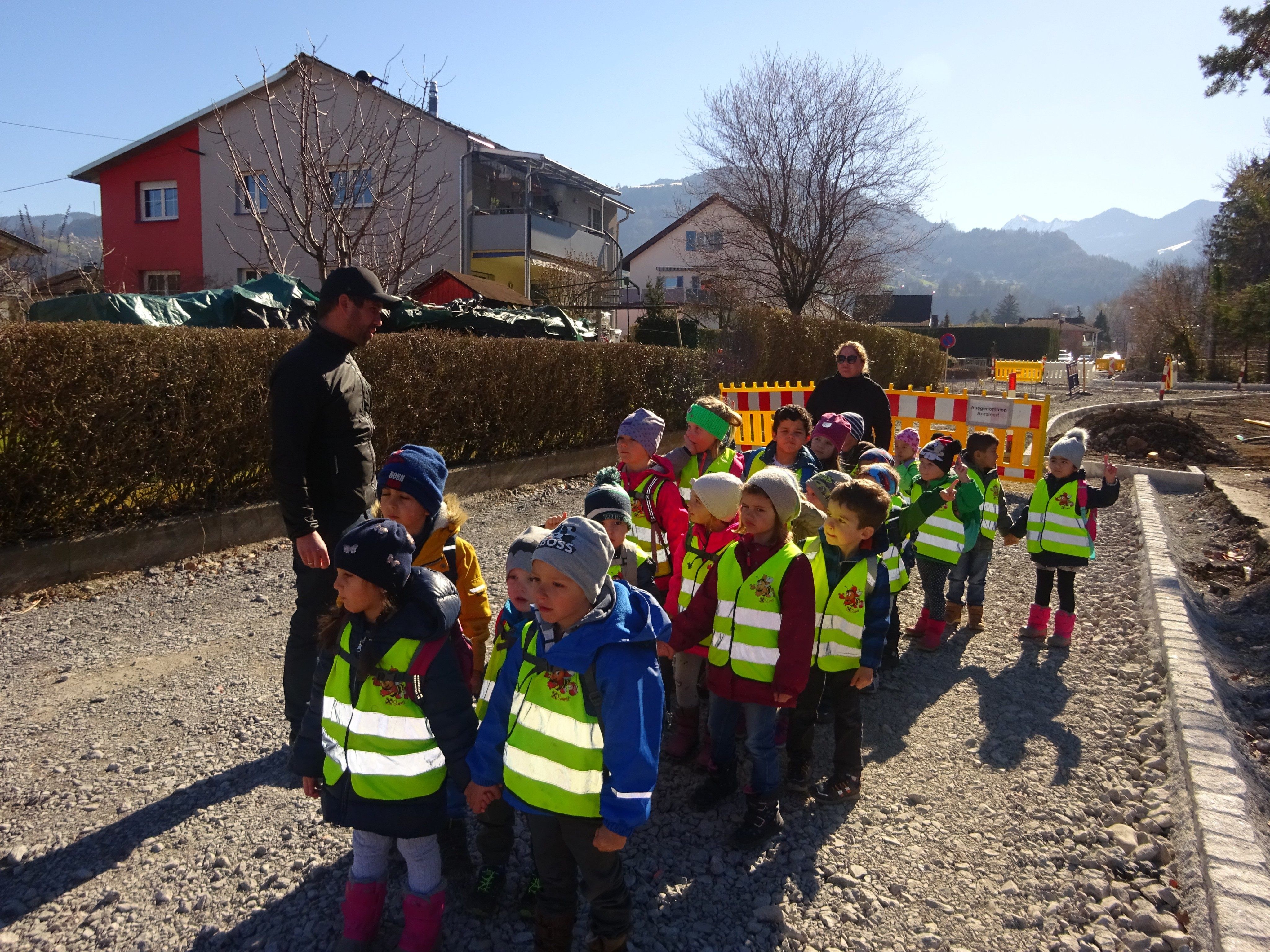 Die Kinder hörten gut zu