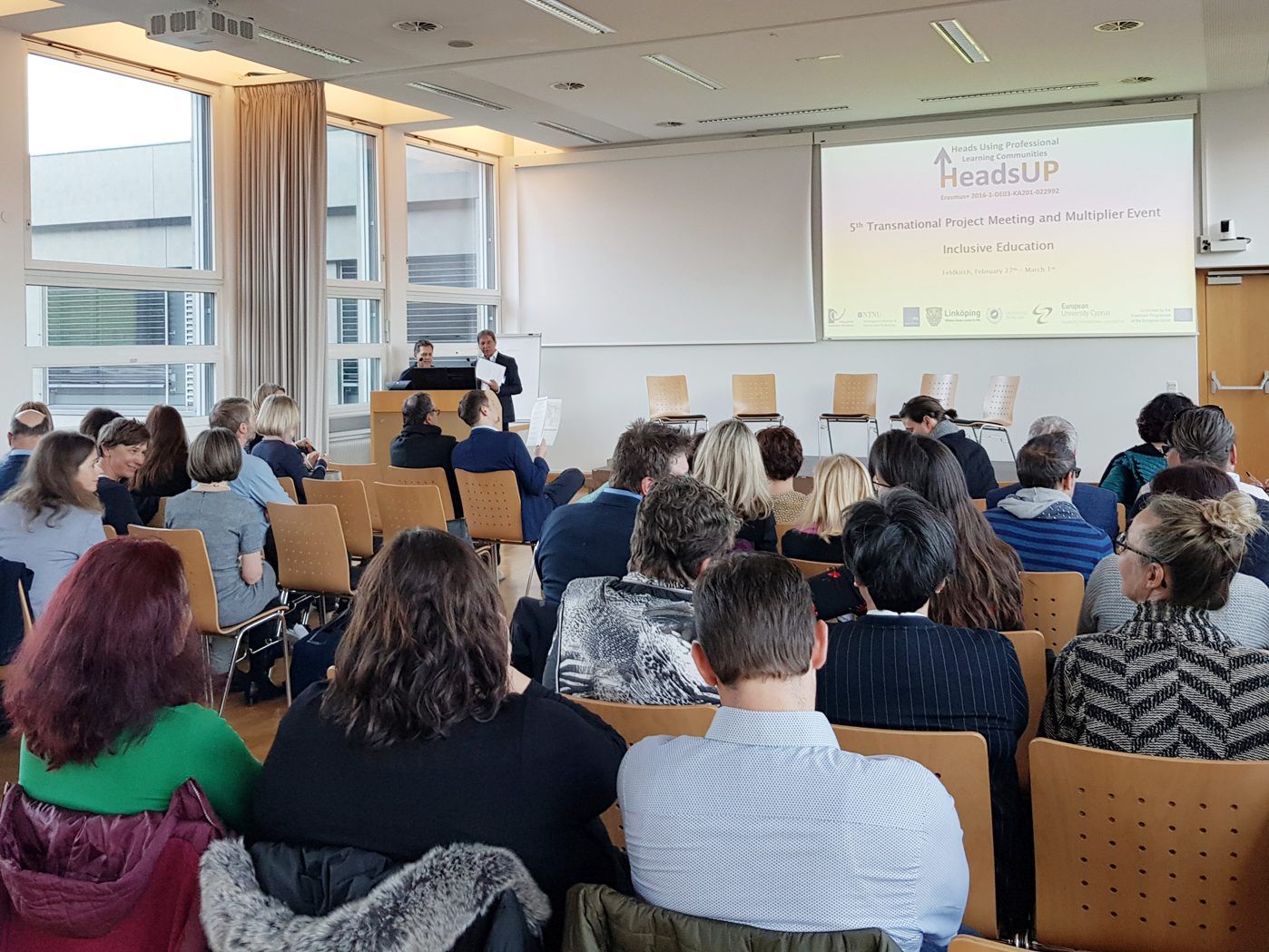 Eröffnung der Tagung „Inclusive Education“ durch Rektor Gernot Brauchle. Eröffnung der Tagung „Inclusive Education“ durch Rektor Gernot Brauchle.