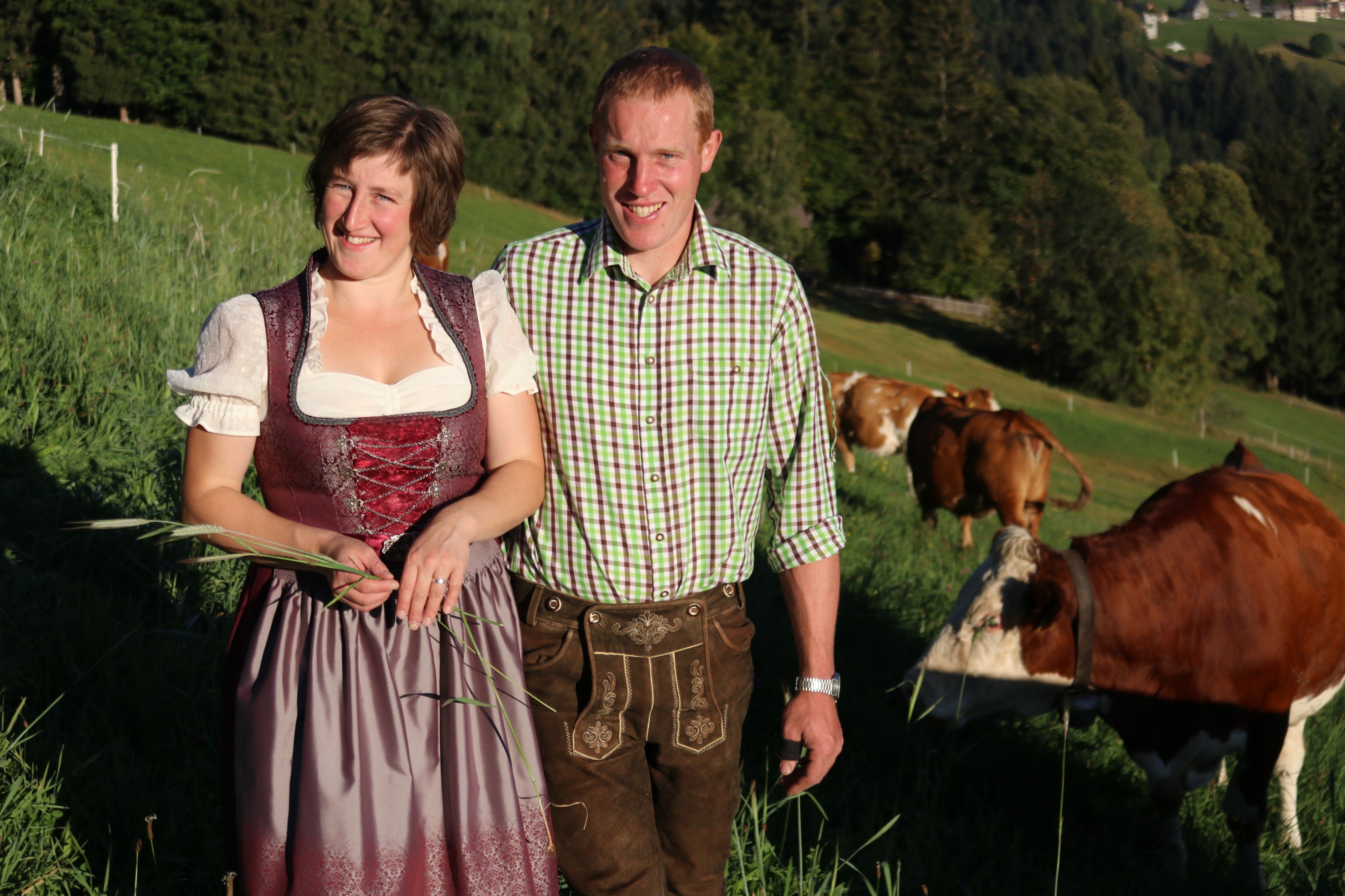 Cornelia und Jakob Mathis bauen in Laterns eine Sennerei.