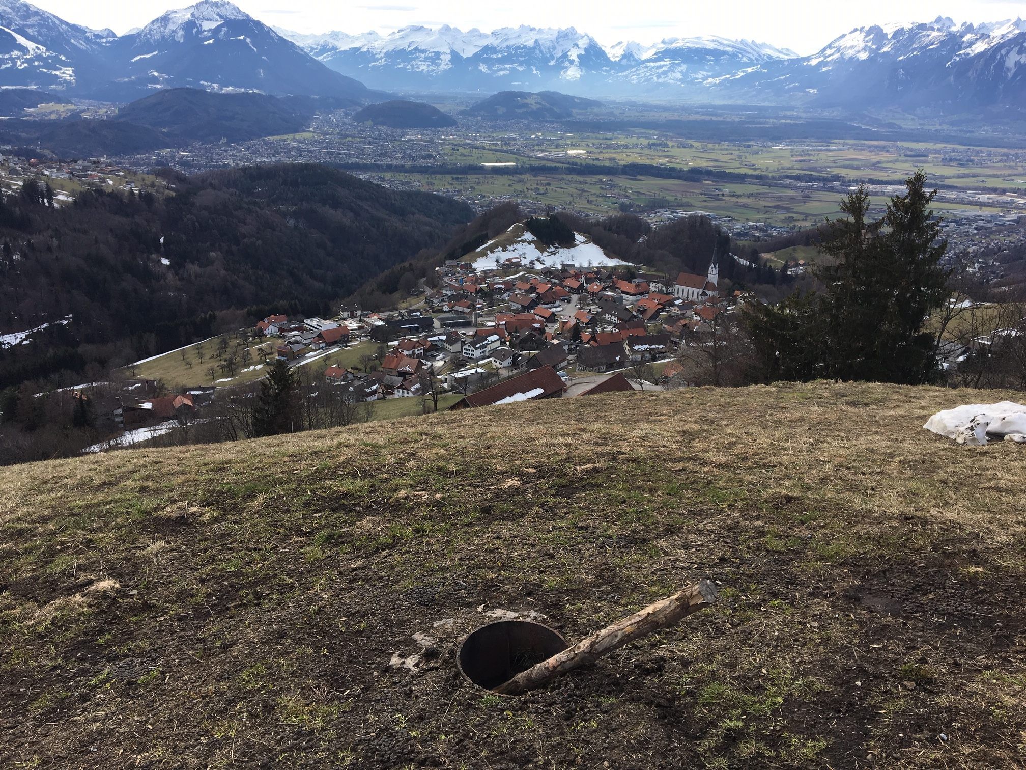 Hoher Bühel: Hier wird auch heuer wieder der Funken aufgebaut.