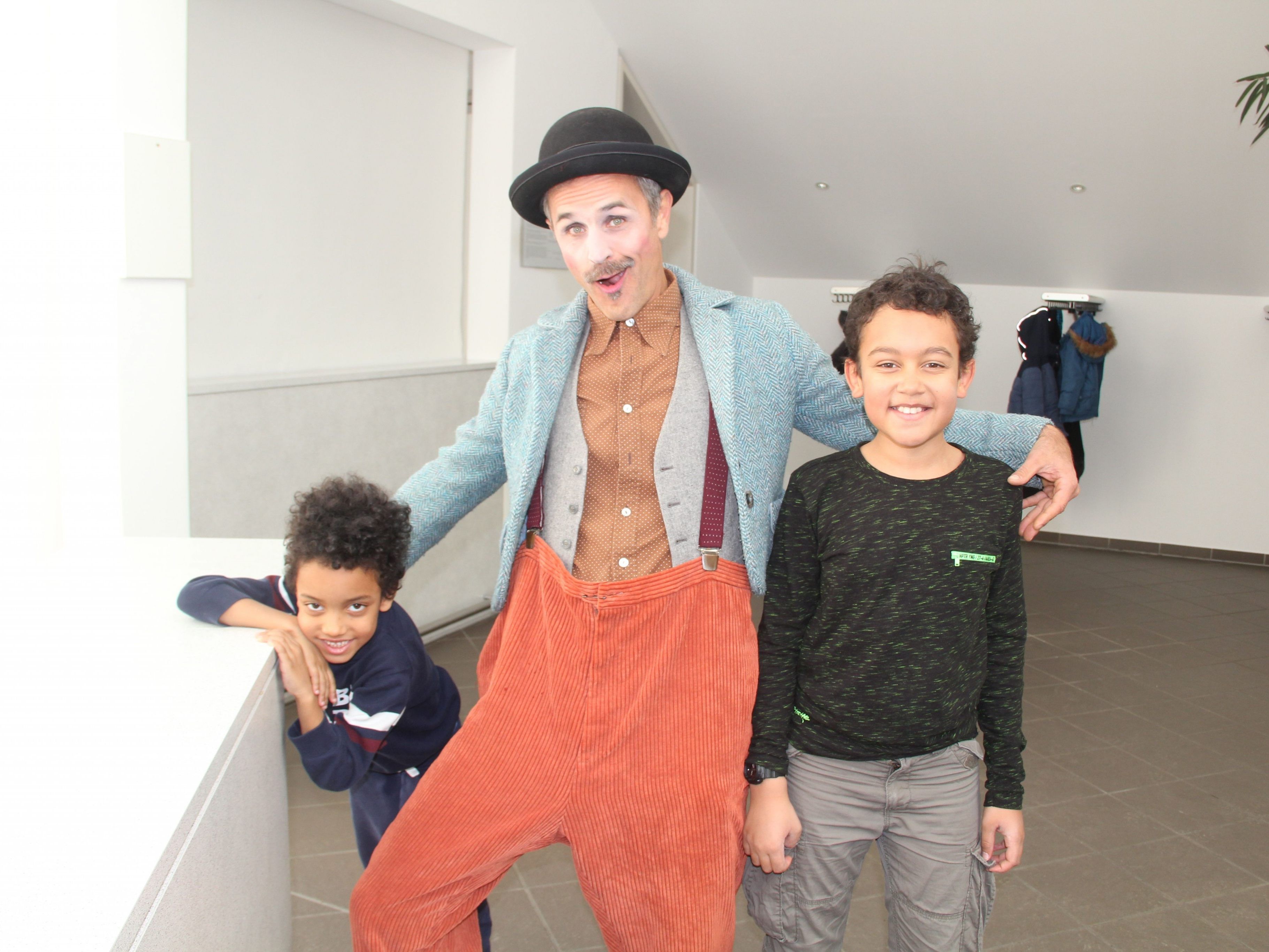 Die Kids wurden bestens von Clown Pompo unterhalten.