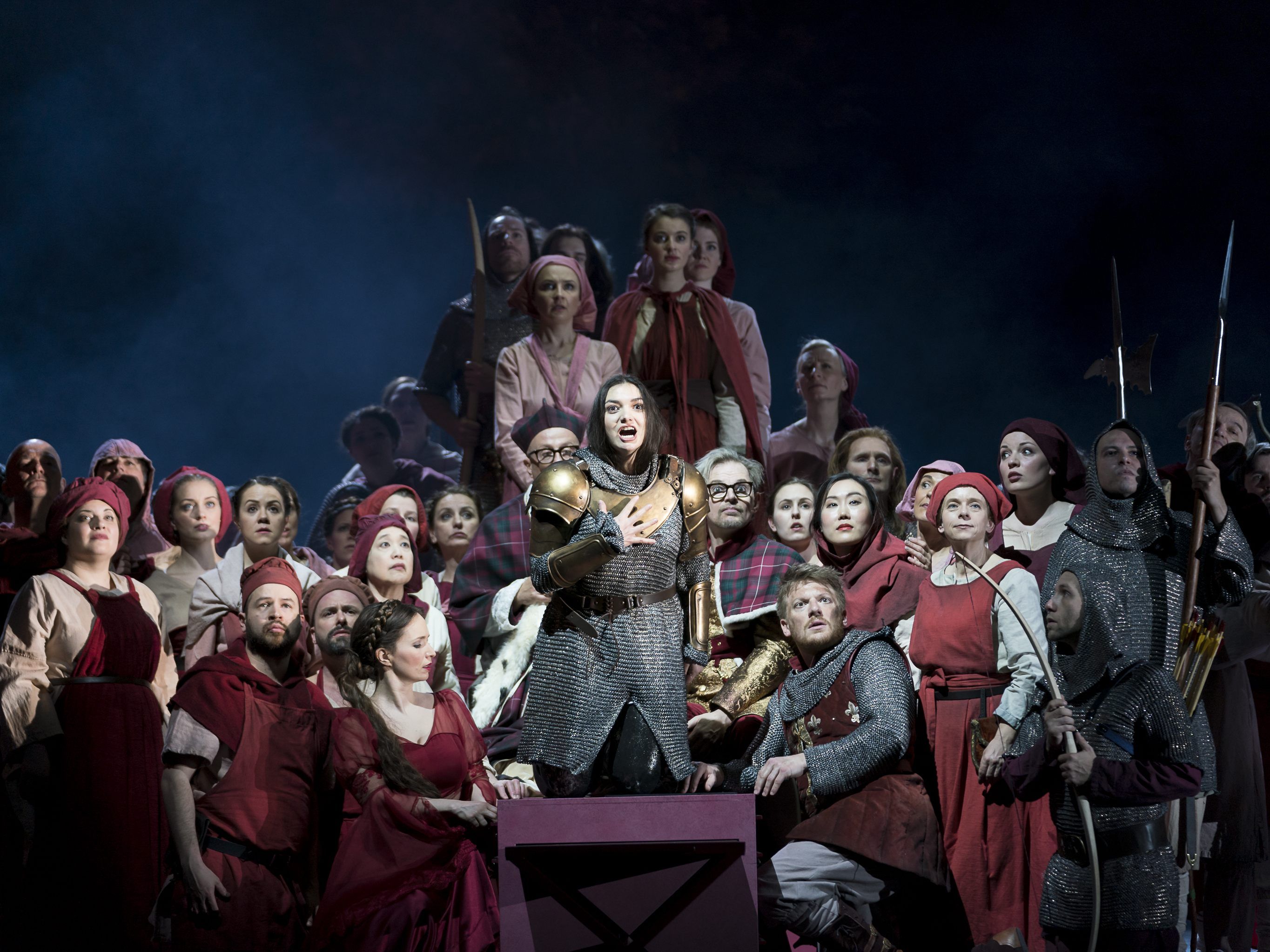 Die Jungfrau von Orleans im Theater an der Wien.