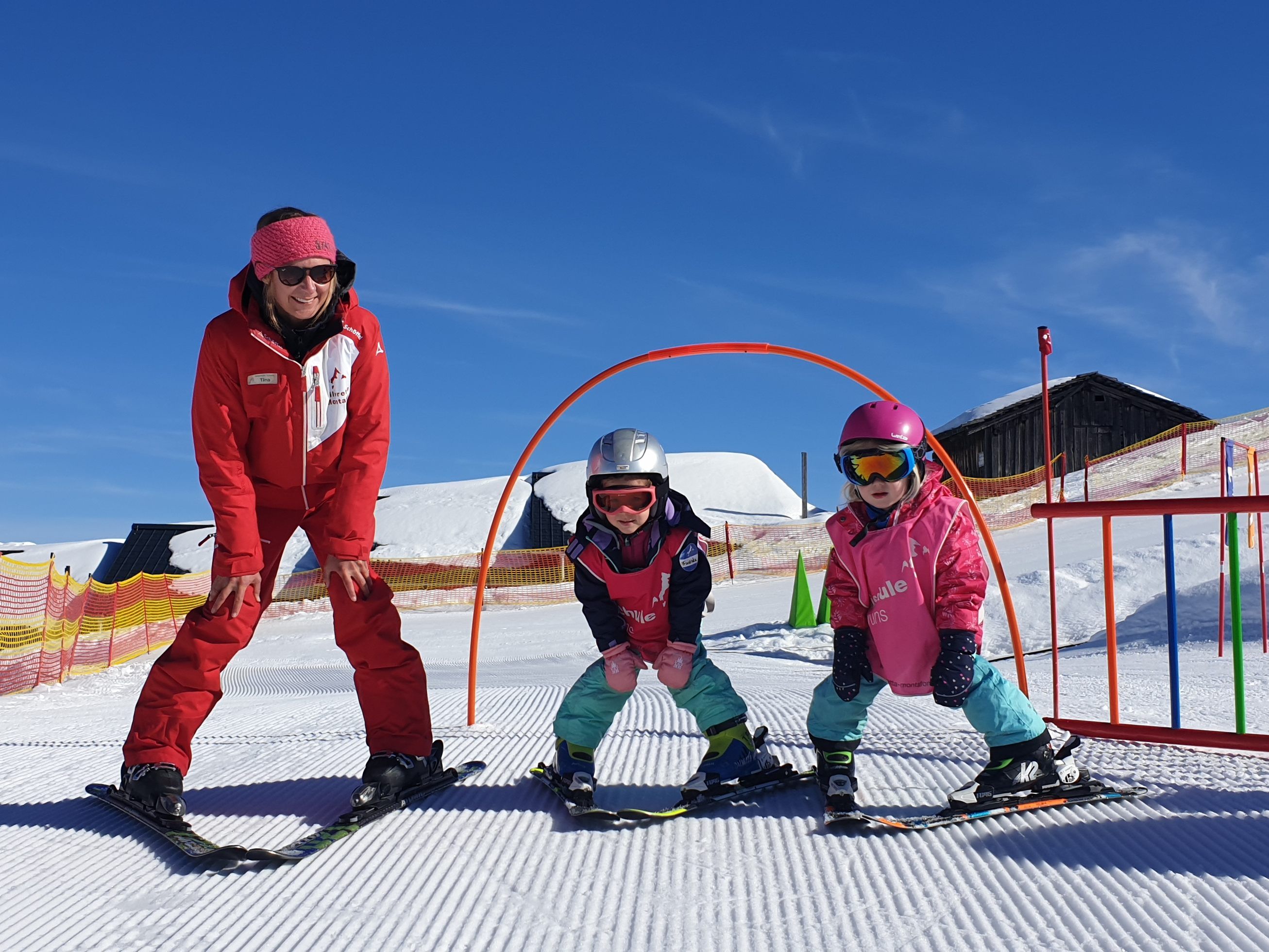 Skifahren lernen macht Spaß.