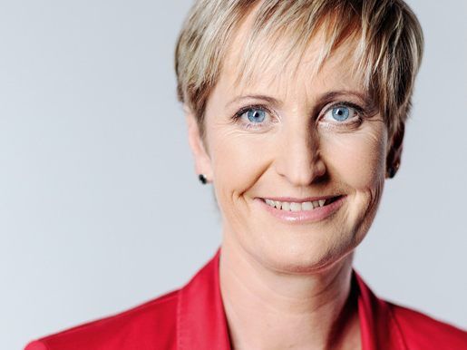 Moderatorin Martina Köberle