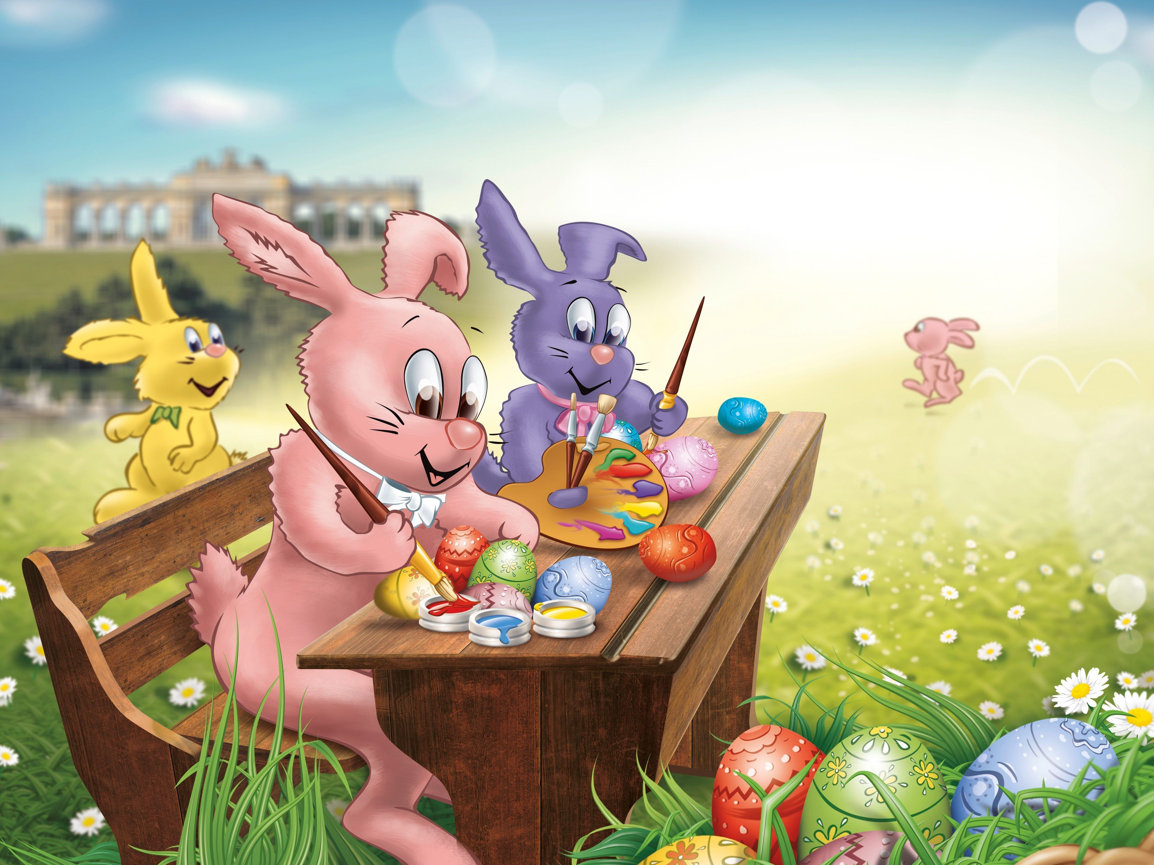 Im Kindermuseum Schloss Schönbrunn wird den Kleinen die Wartezeit auf den Osterhasen verkürzt. Im Kindermuseum Schloss Schönbrunn wird den Kleinen die Wartezeit auf den Osterhasen verkürzt.