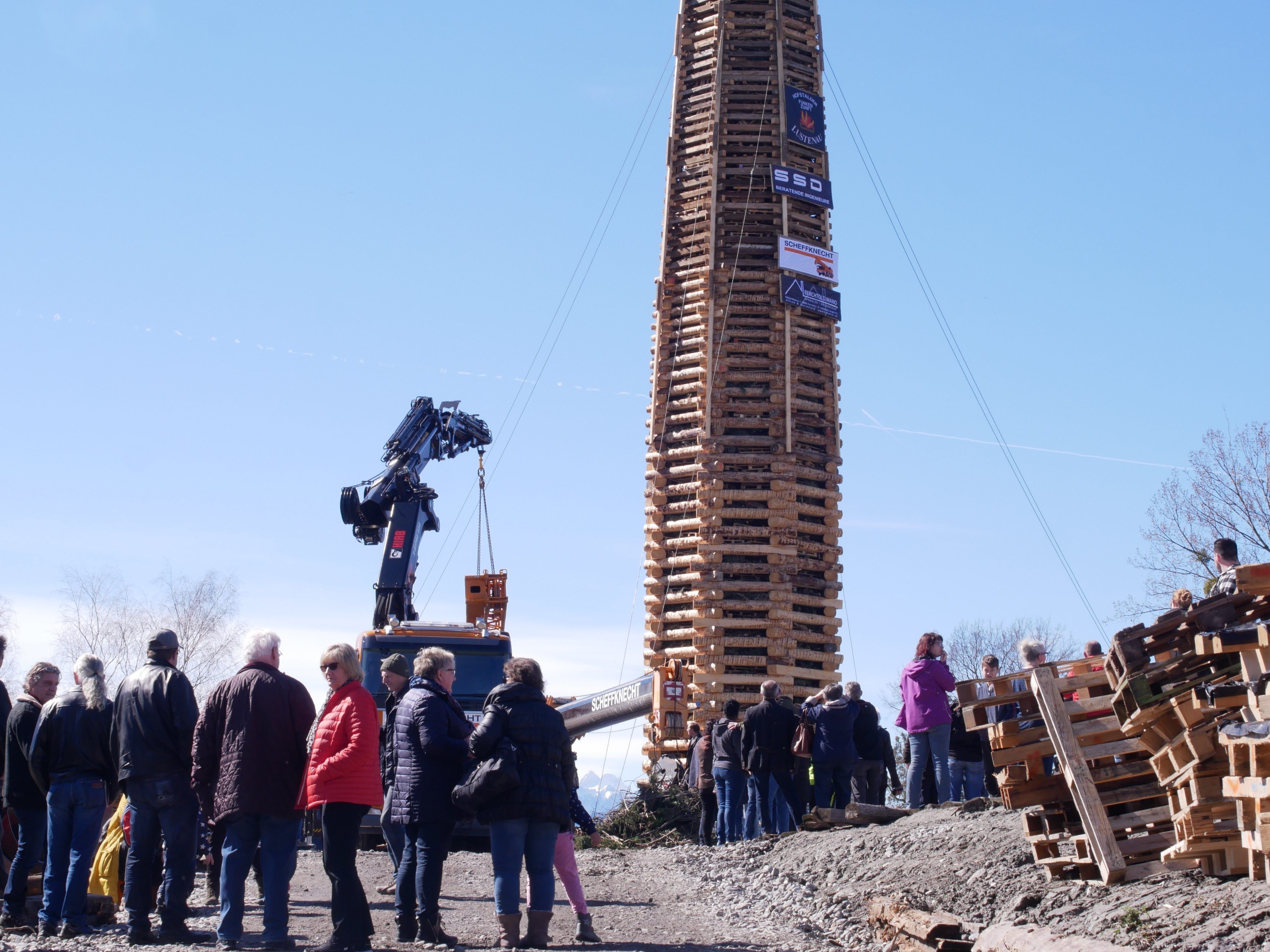 Der Lustenauer Funken knacht den Weltrekord.